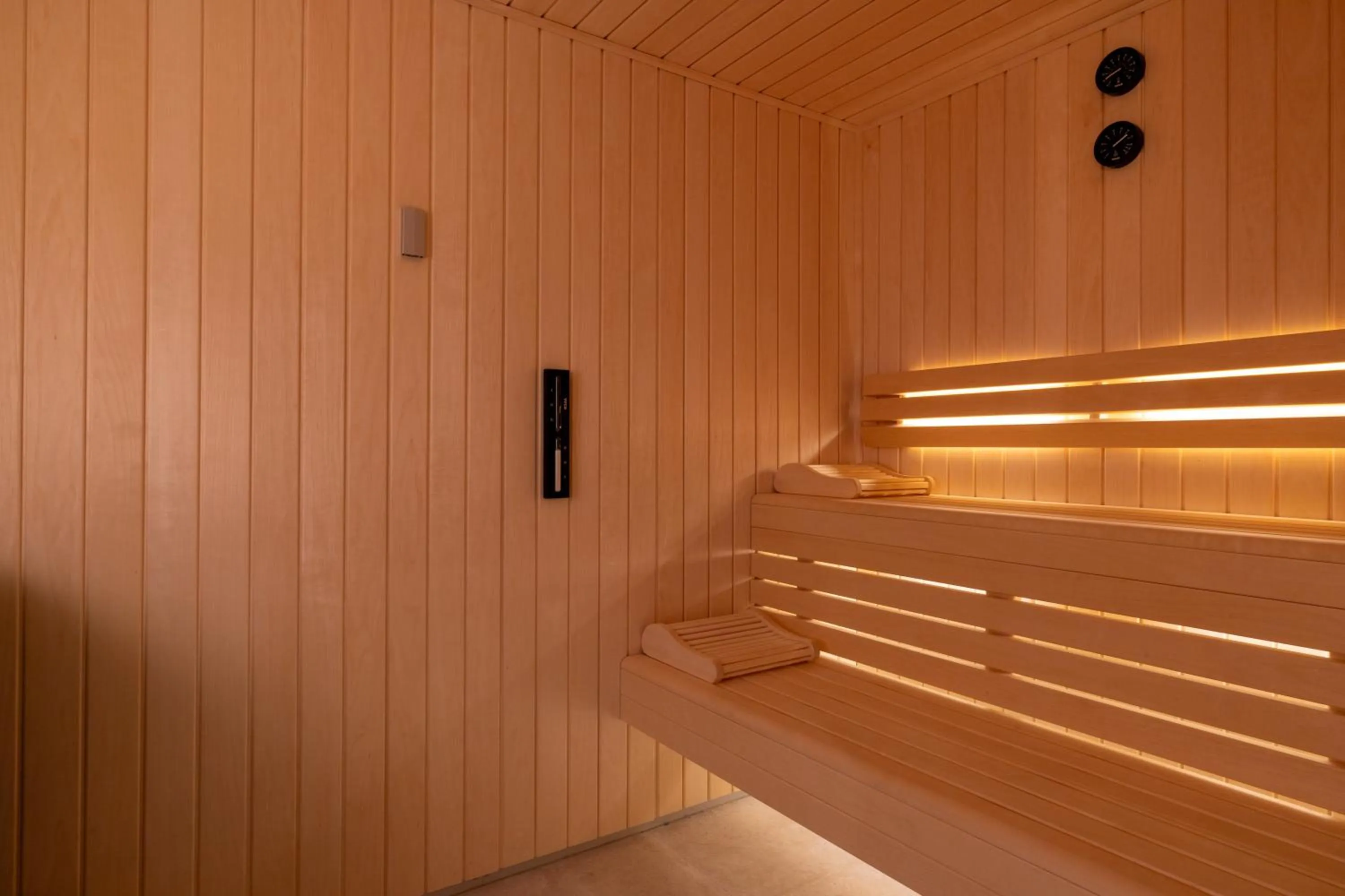 Sauna in Hôtel L'Ormaie & Spa