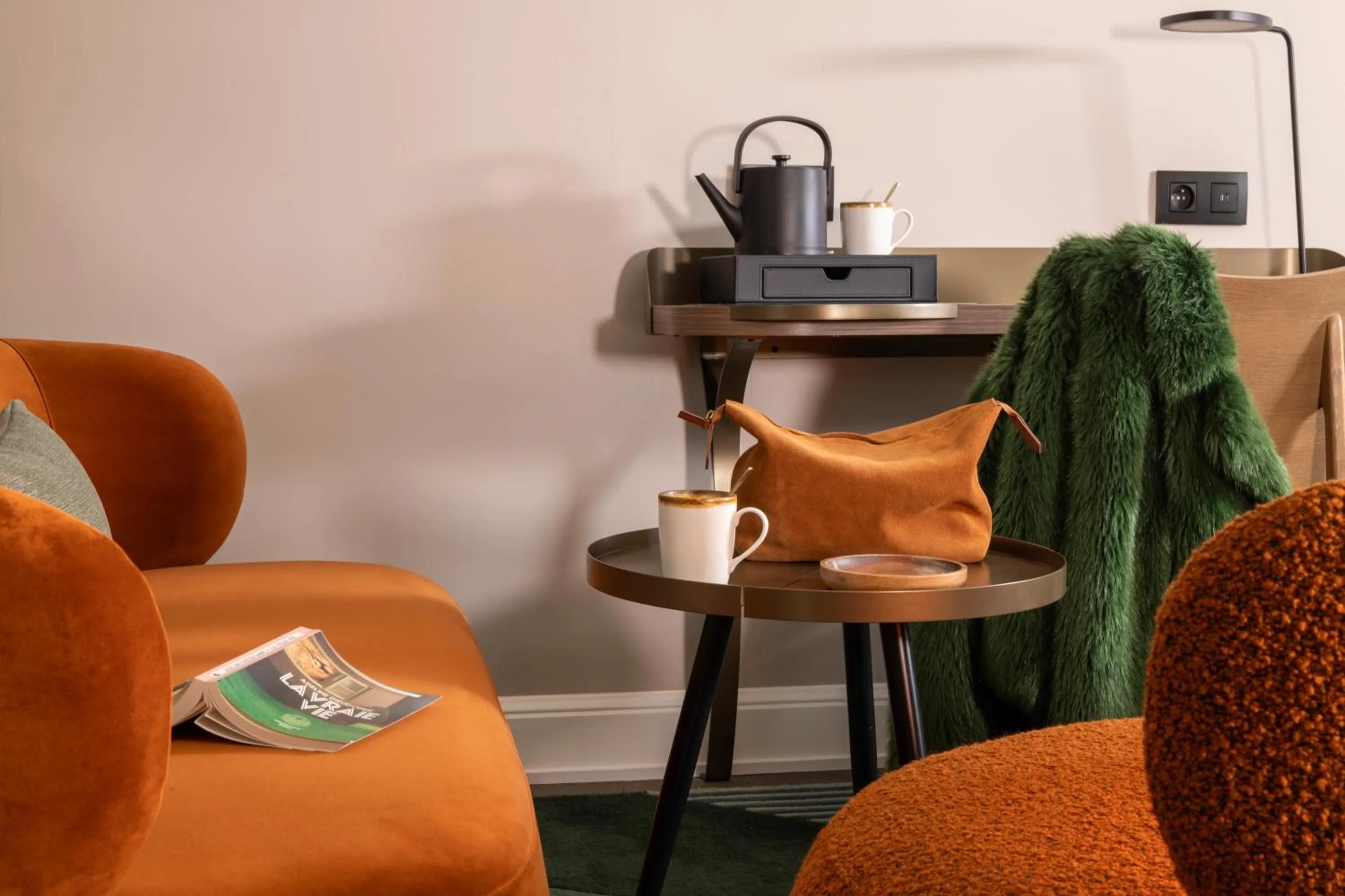 Coffee/tea facilities in Hôtel L'Ormaie & Spa