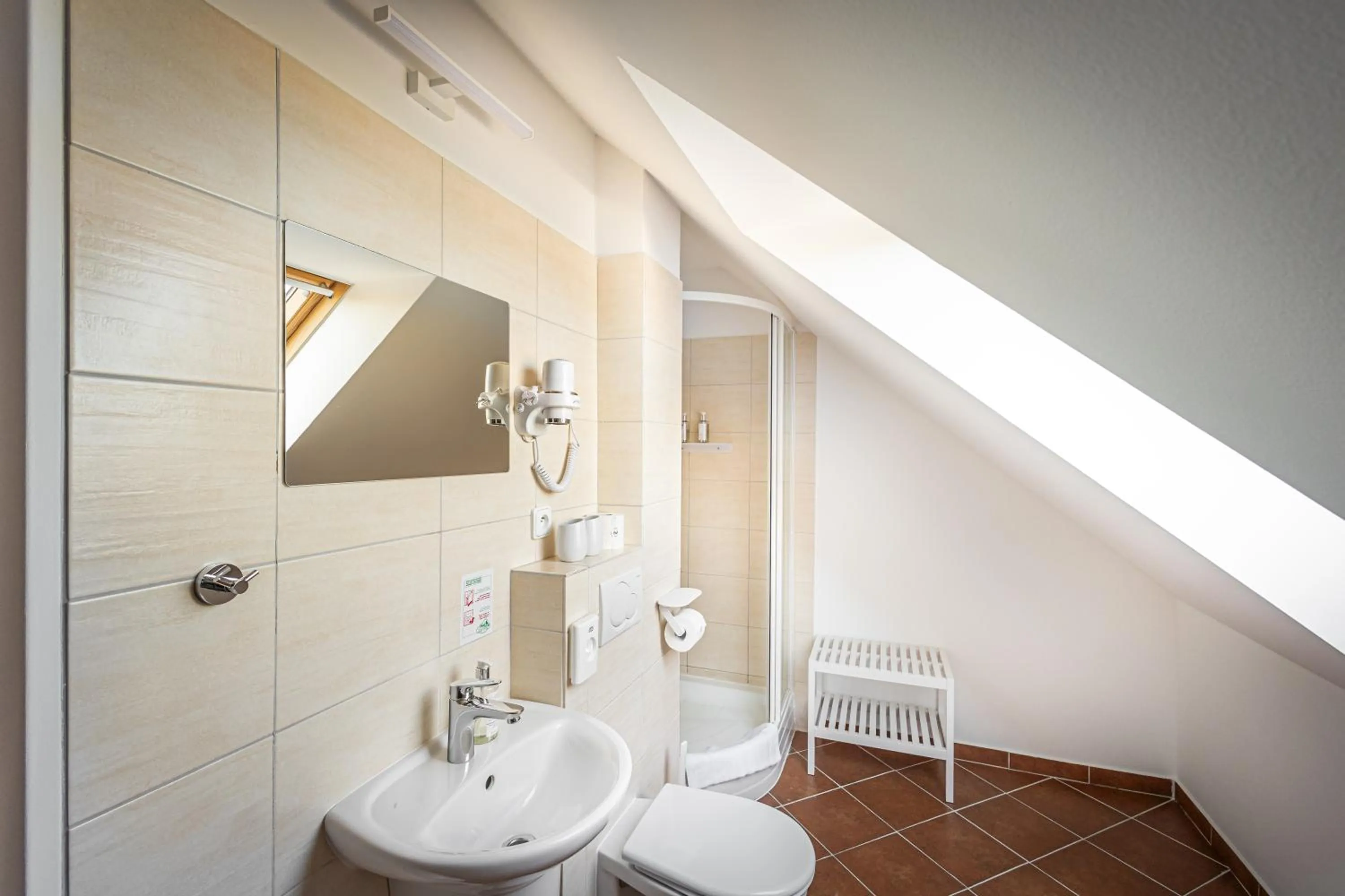 Bathroom in Hotel Tanzberg Mikulov