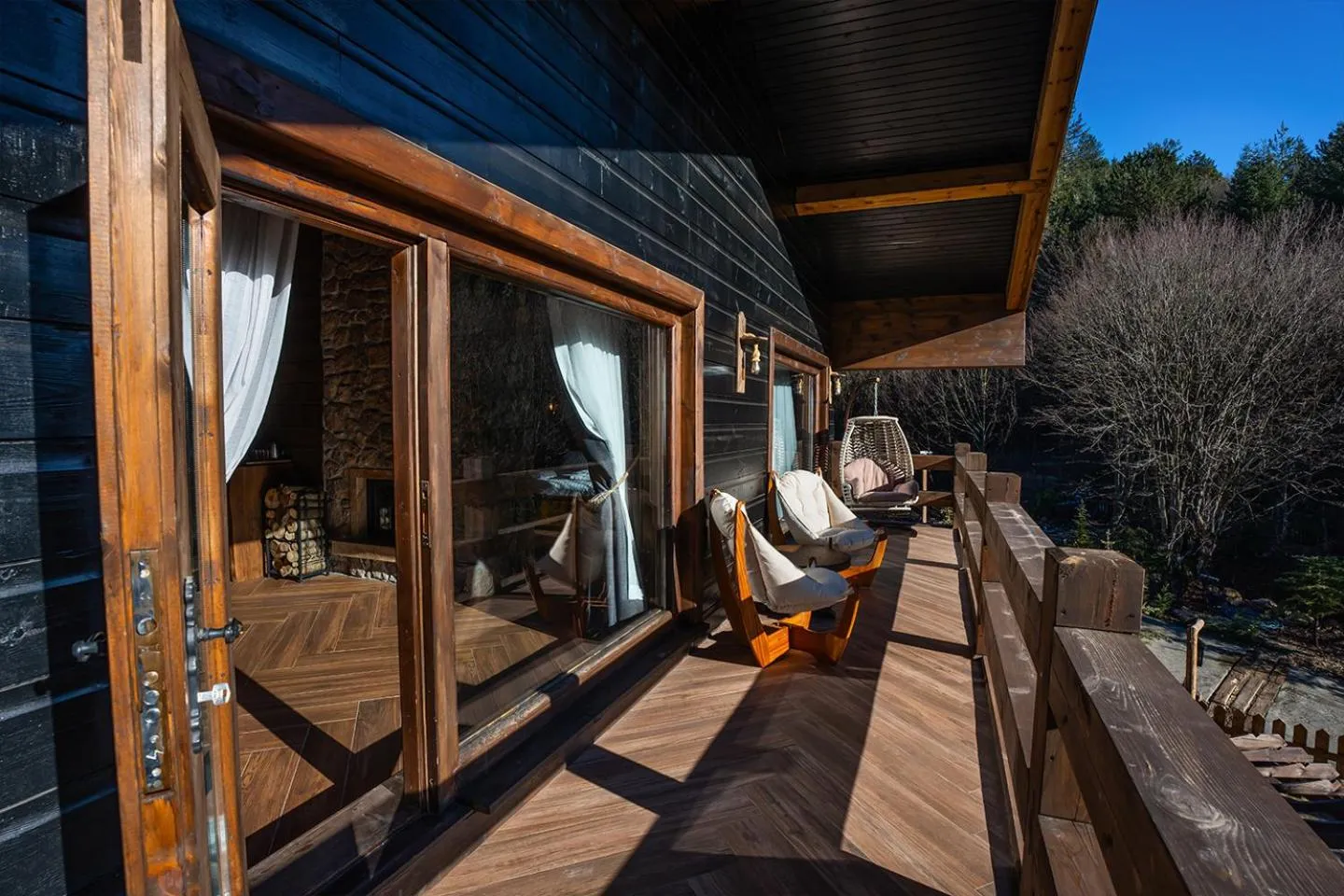 Balcony/Terrace in Bİ ABANT MASALI VİLLAGE HOTEL