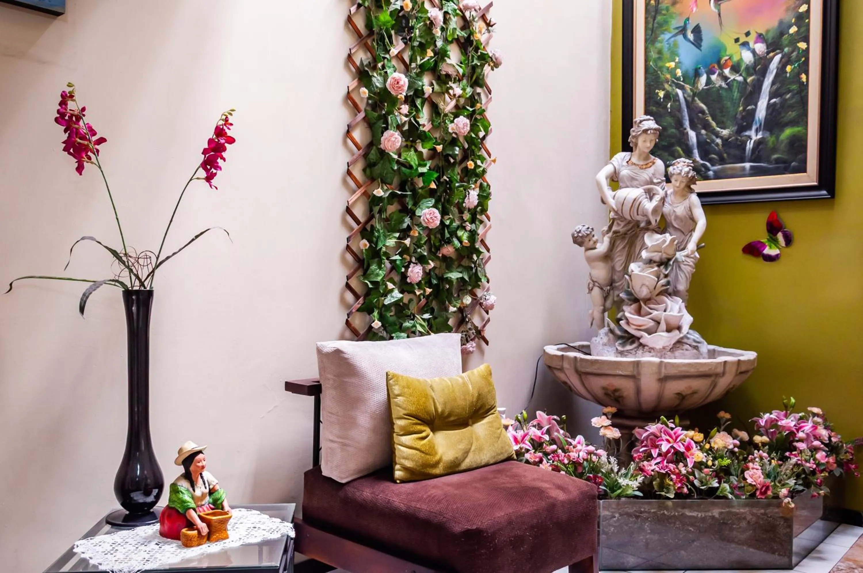 Decorative detail in Hotel Las Gardenias