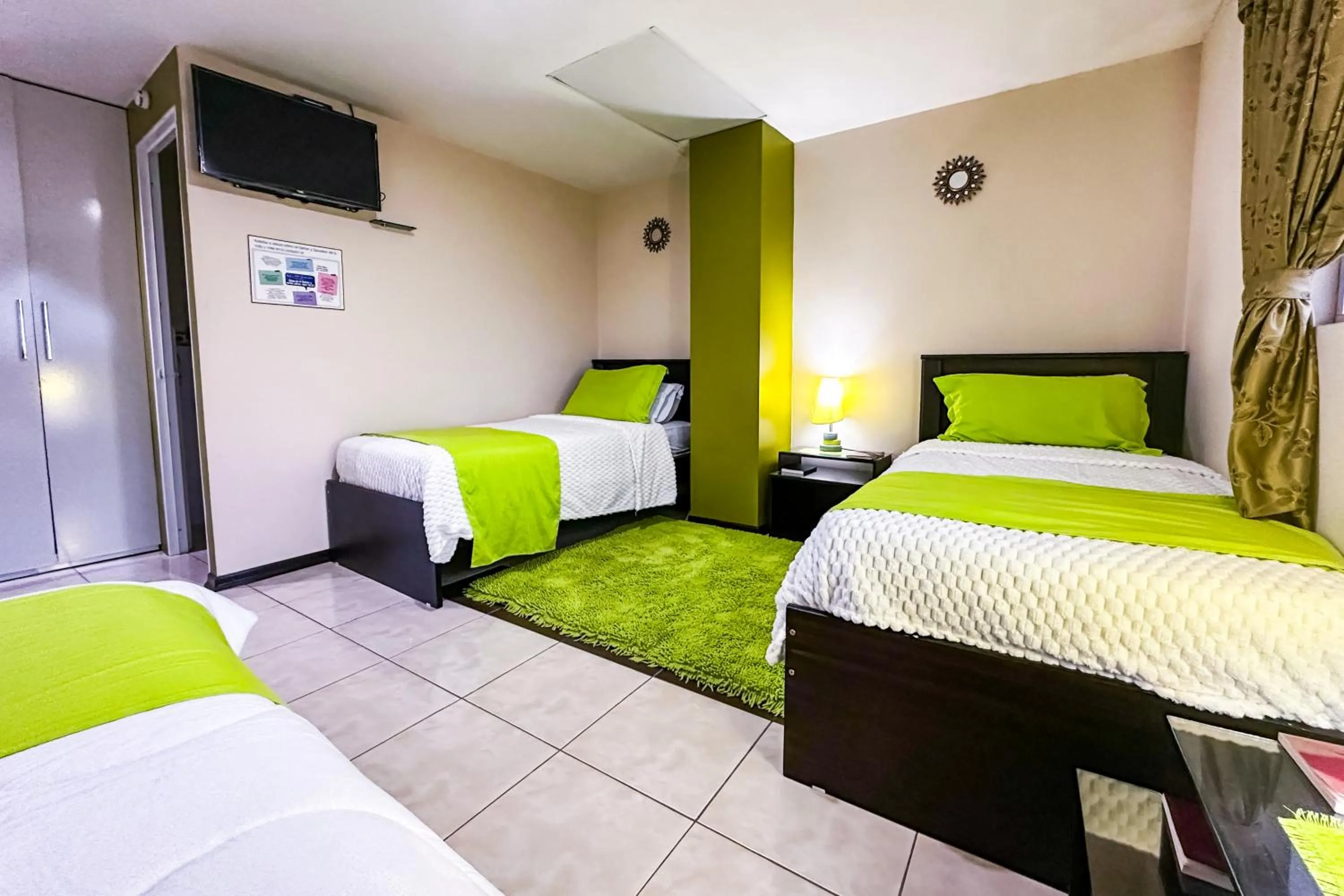 Bed in Hotel Las Gardenias