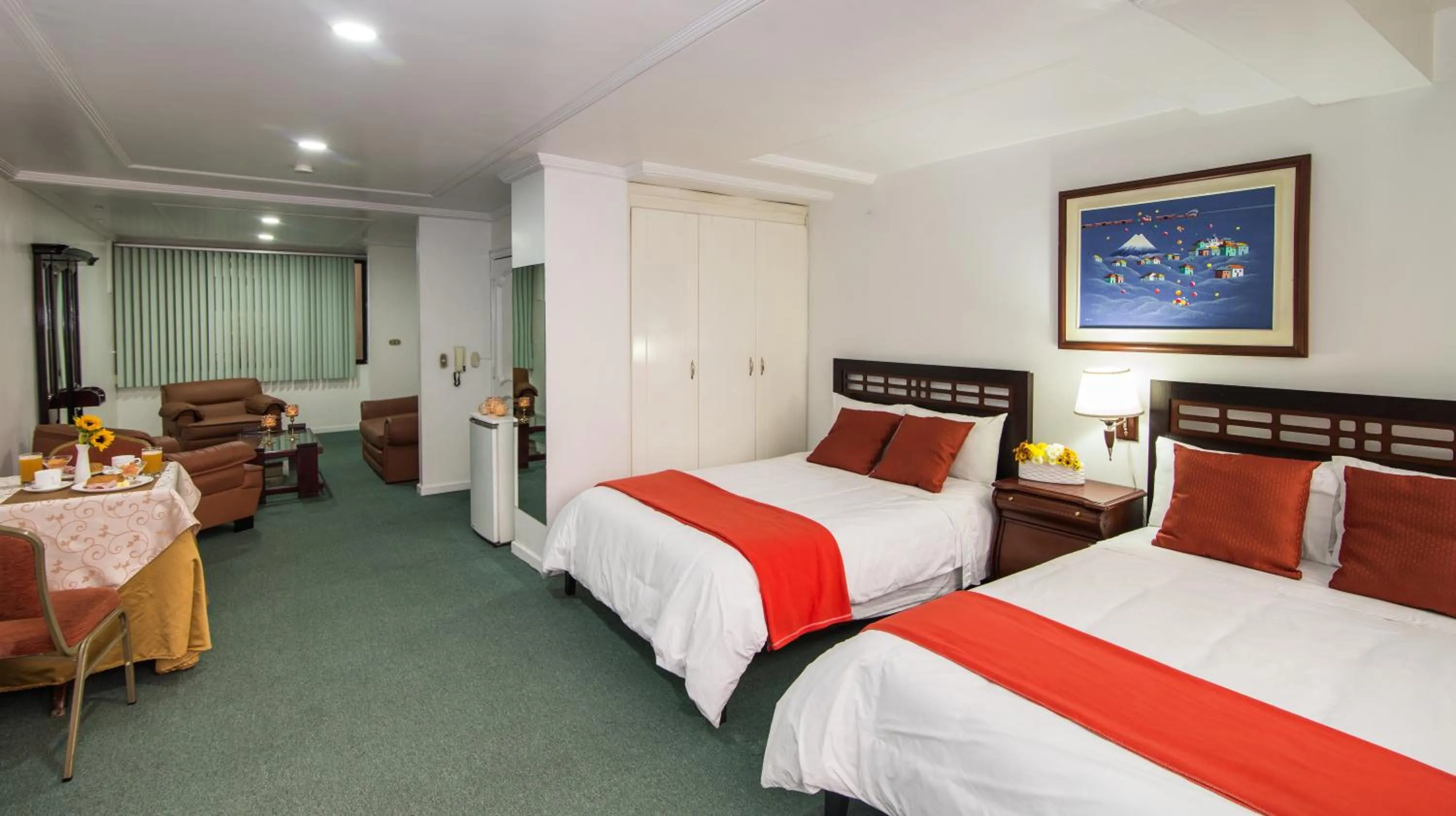 Bed in Hotel Cordero