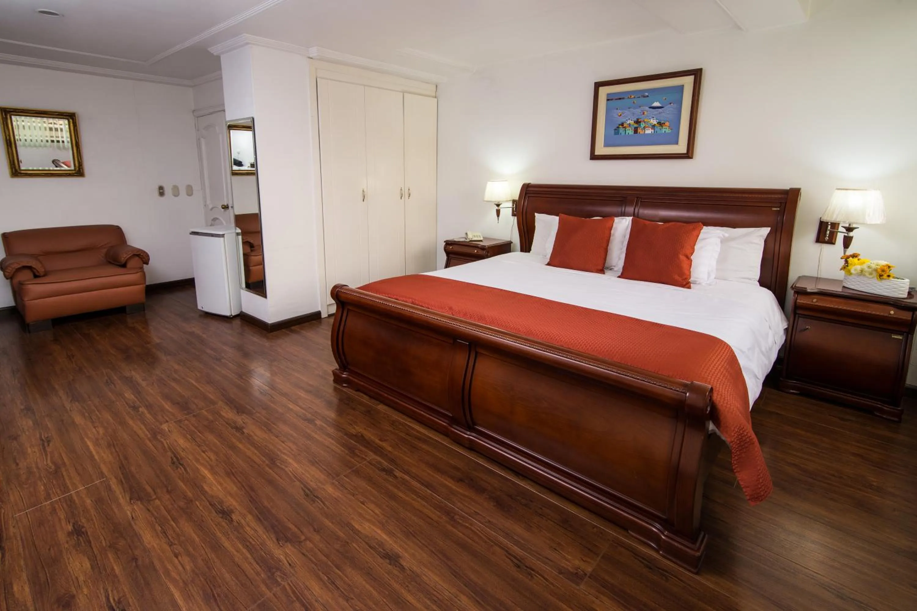 Bedroom, Bed in Hotel Cordero