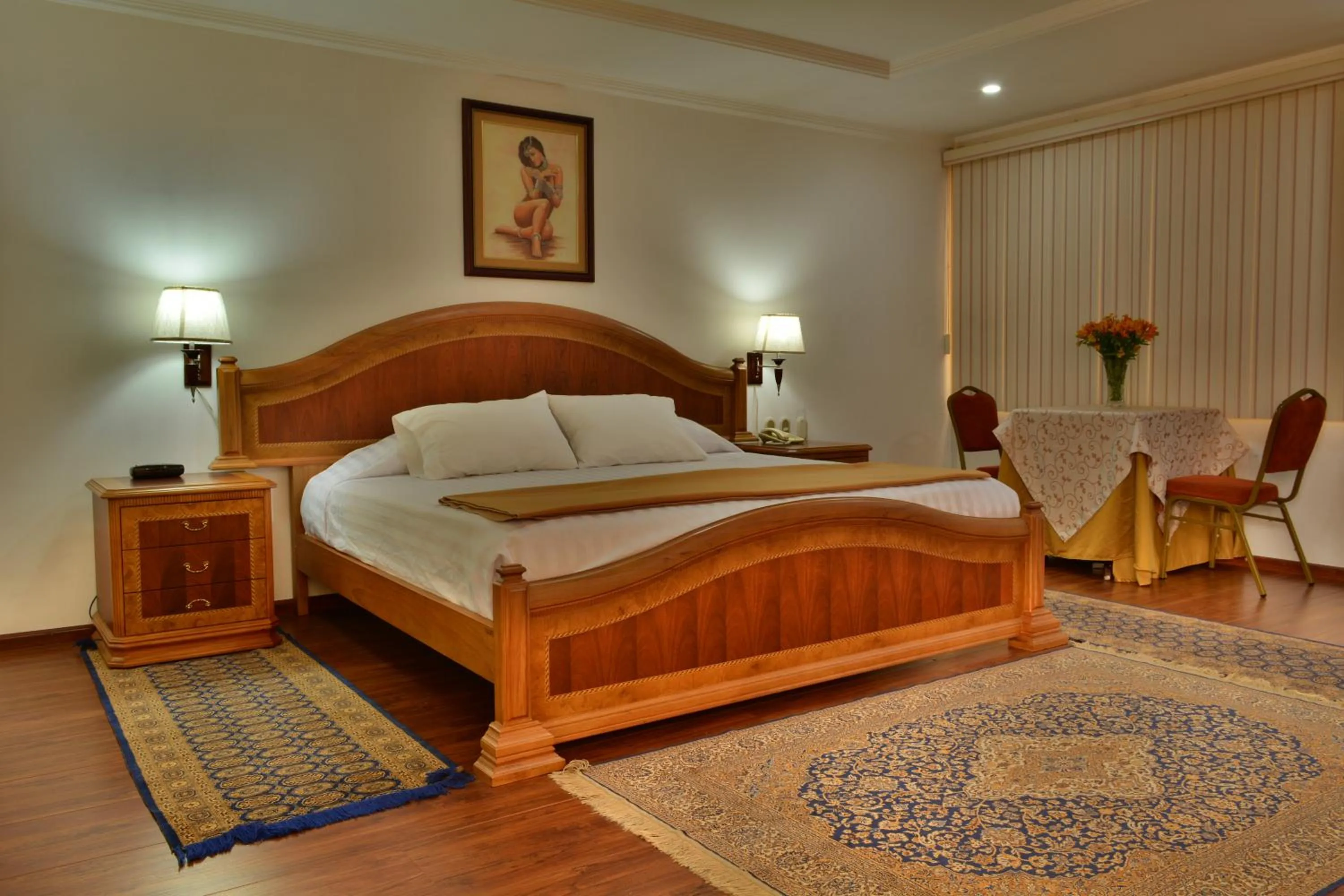 Bed in Hotel Cordero