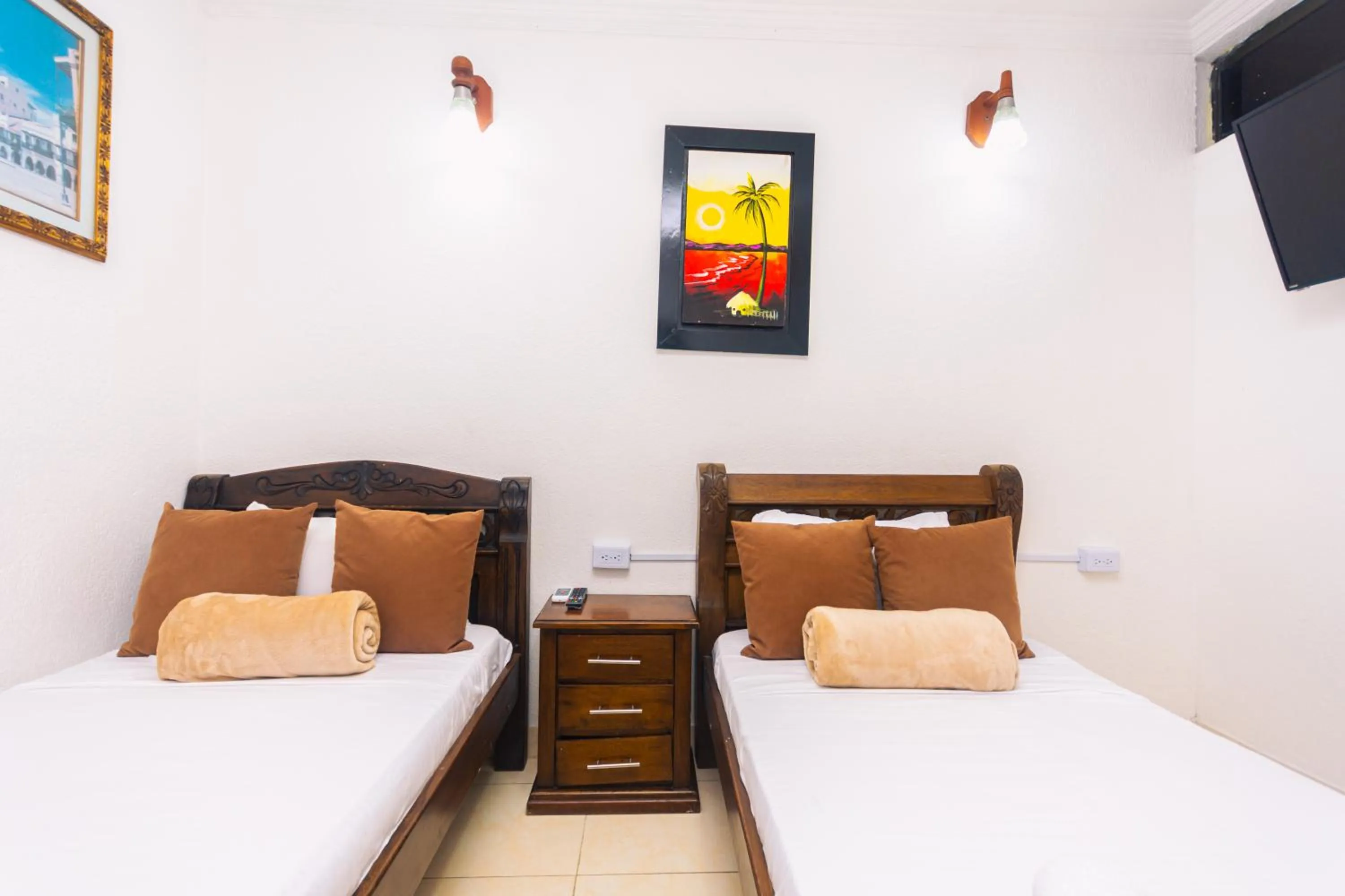 Bed in Hotel Med Cartagena