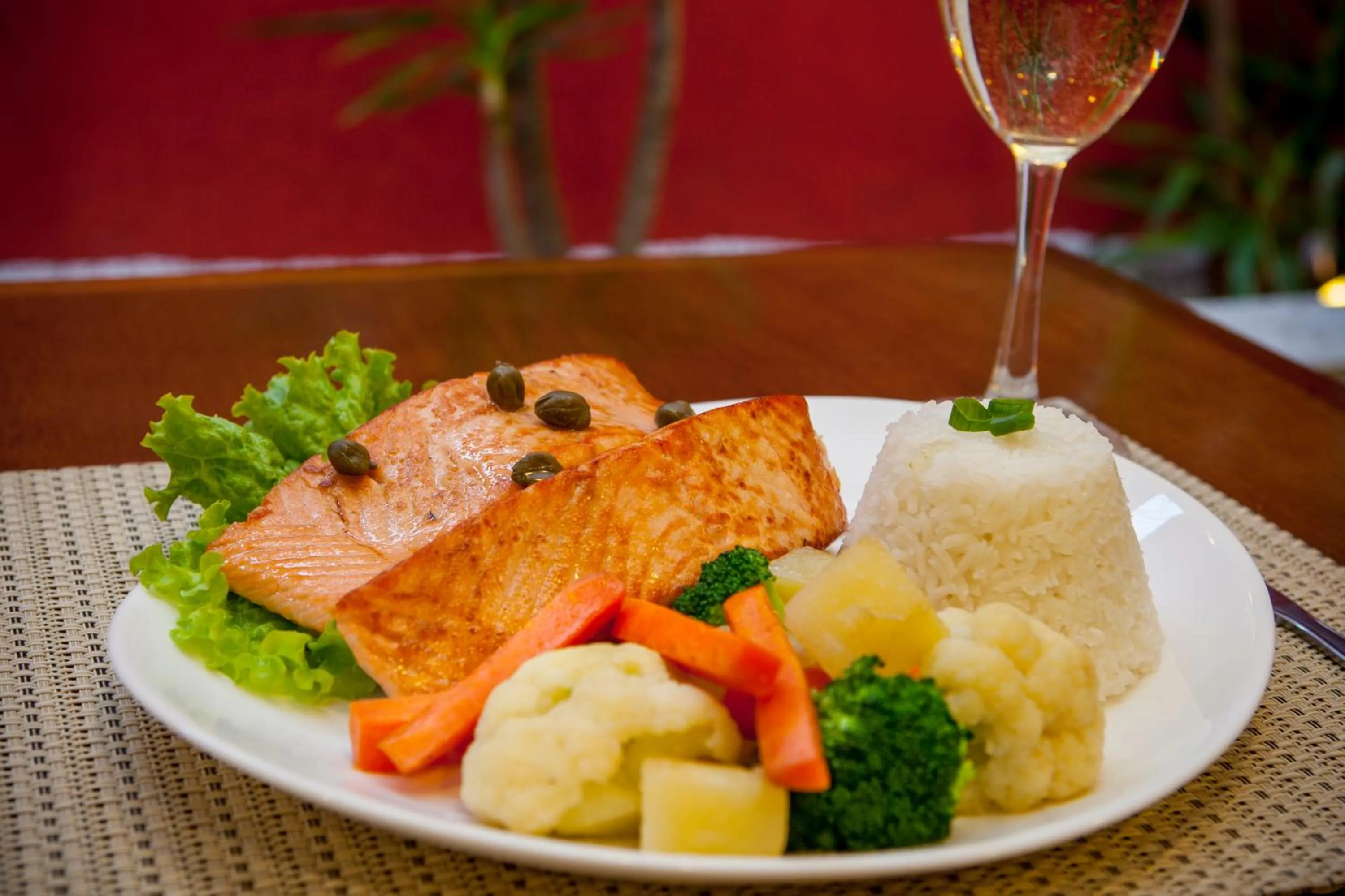 Food and drinks in Hotel Arujá