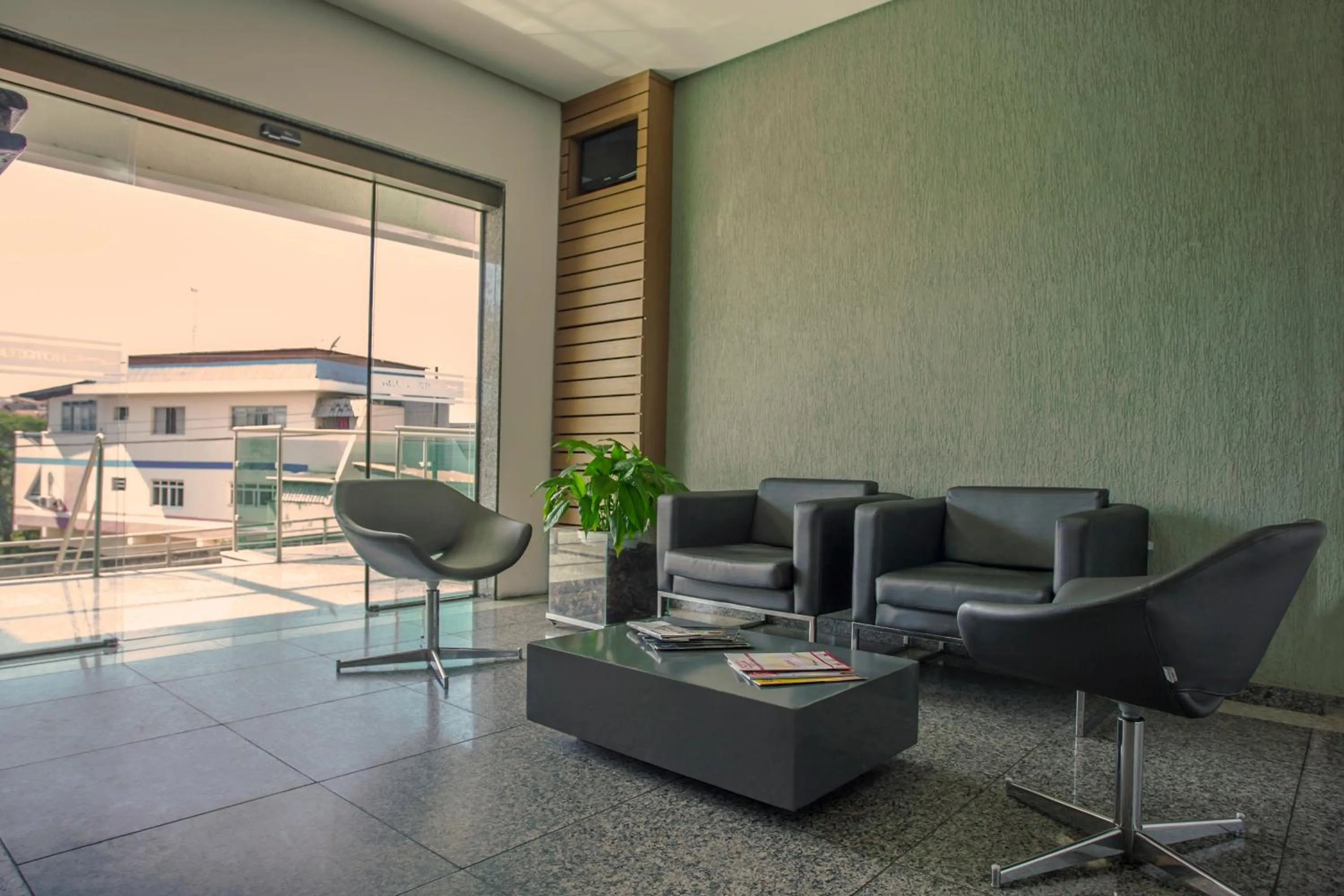 Communal lounge/ TV room in Hotel Arujá