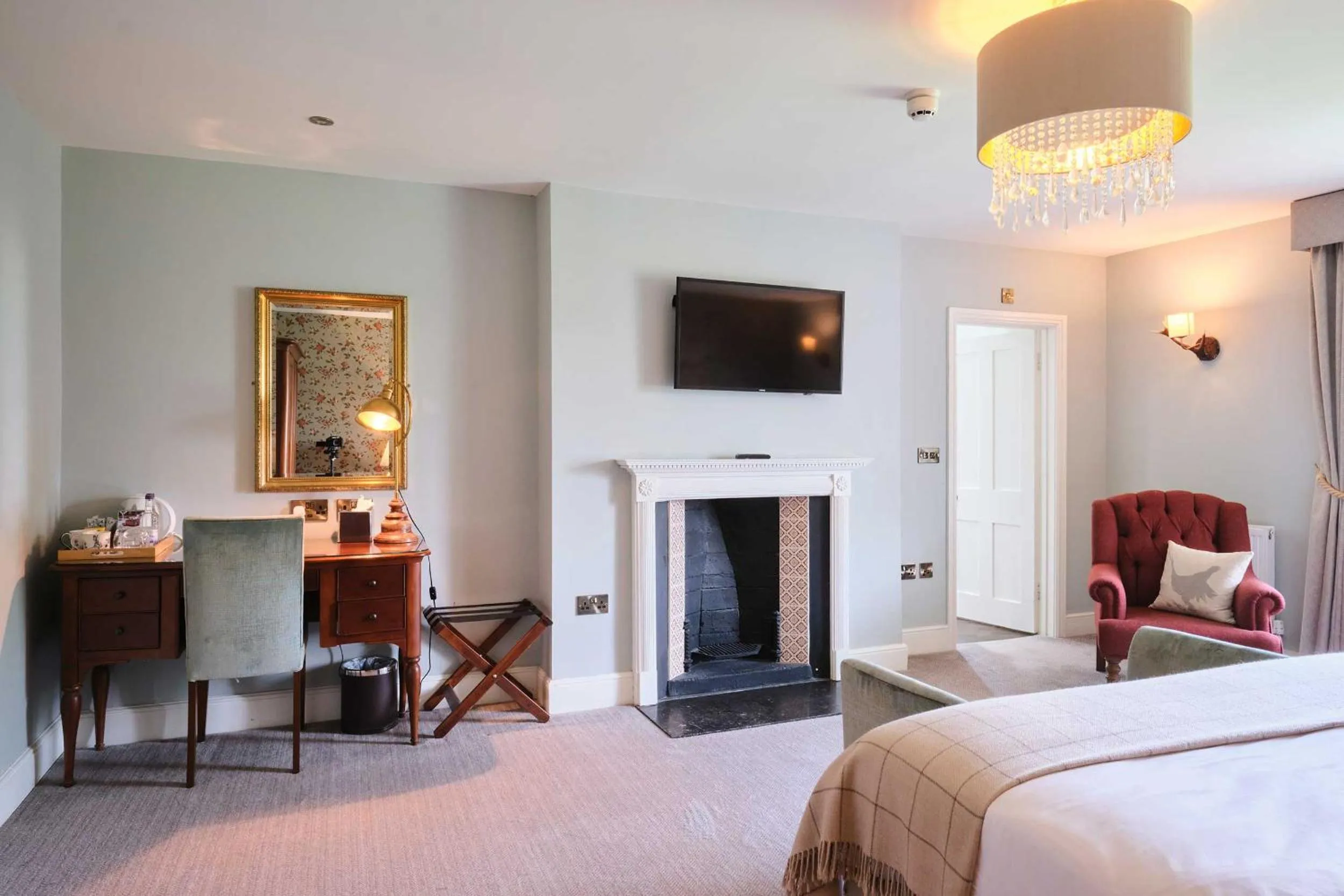 Bed in Stratton House Hotel & Spa