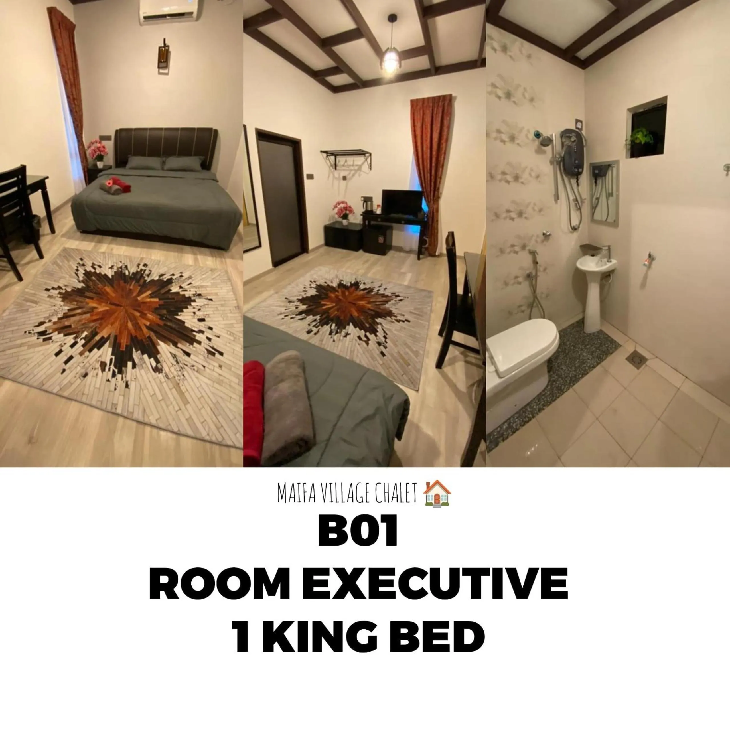 Bed in Maifa Village Chalet