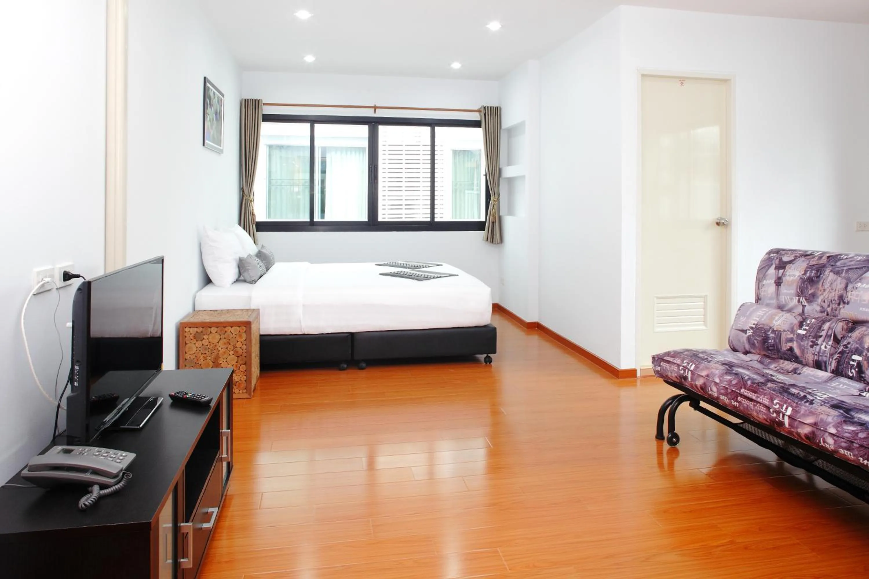 Bedroom, Bed in Double DD House at MRT Sutthisarn