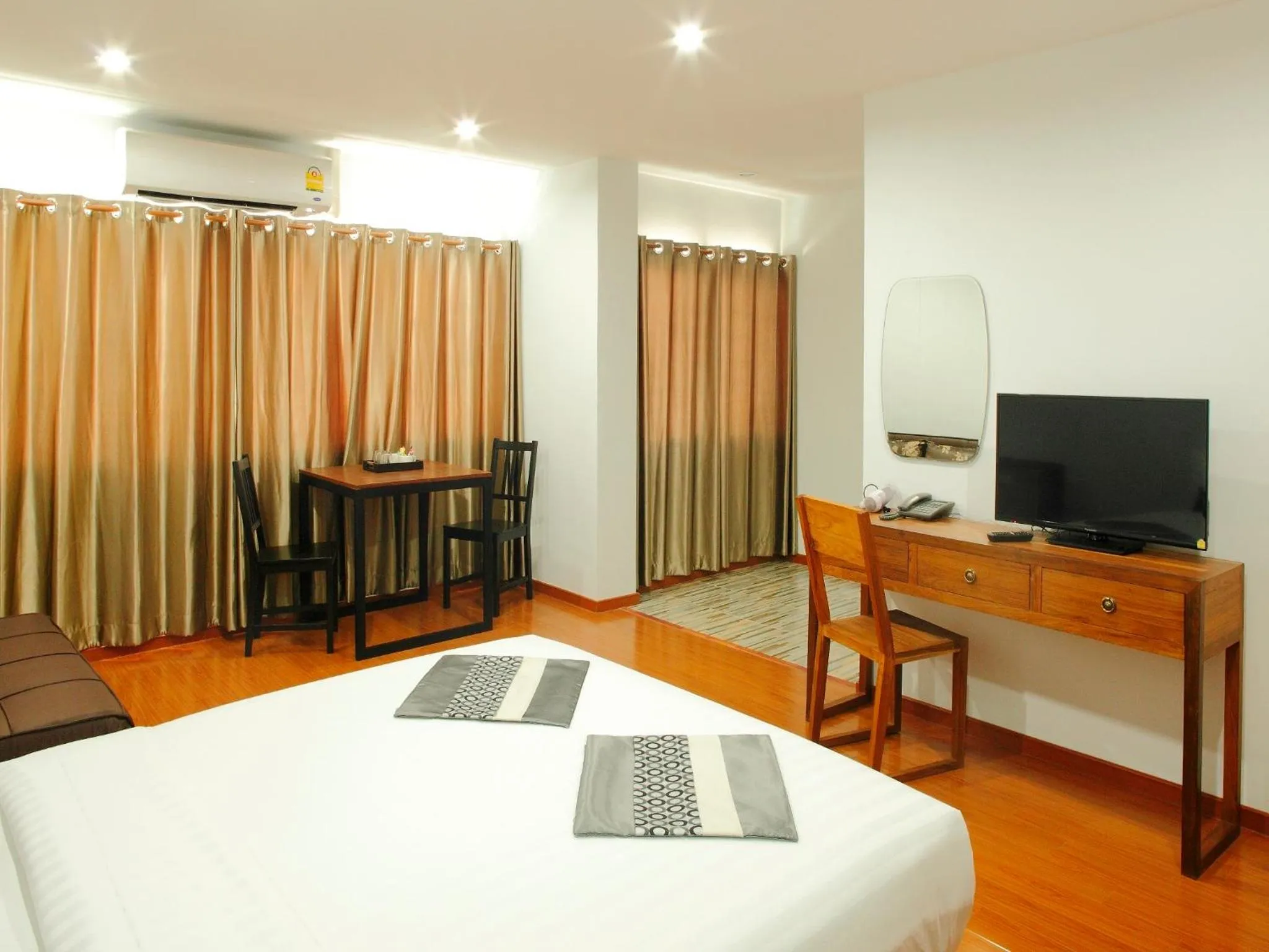 Bedroom, Bed in Double DD House at MRT Sutthisarn
