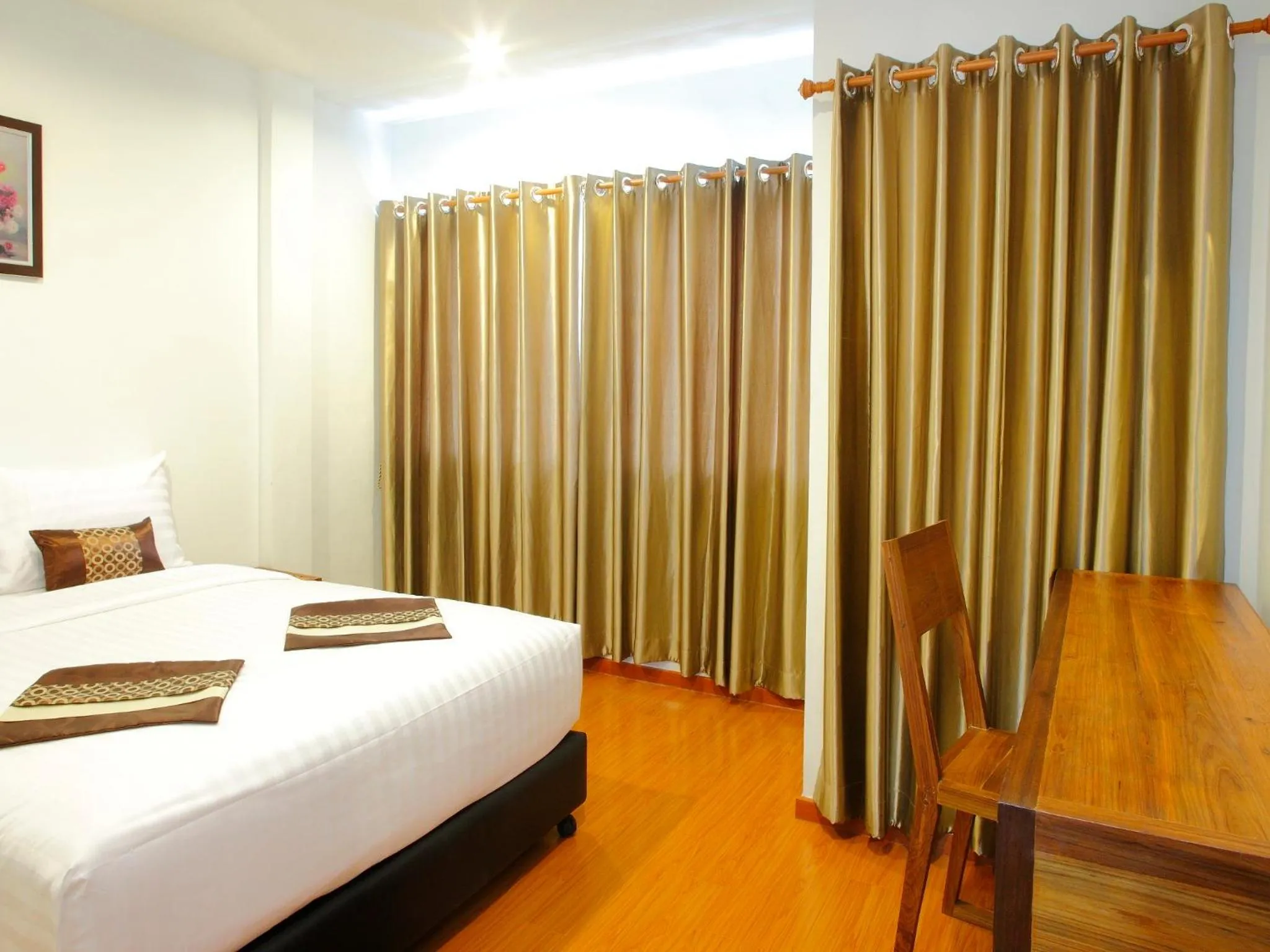 Bedroom, Bed in Double DD House at MRT Sutthisarn