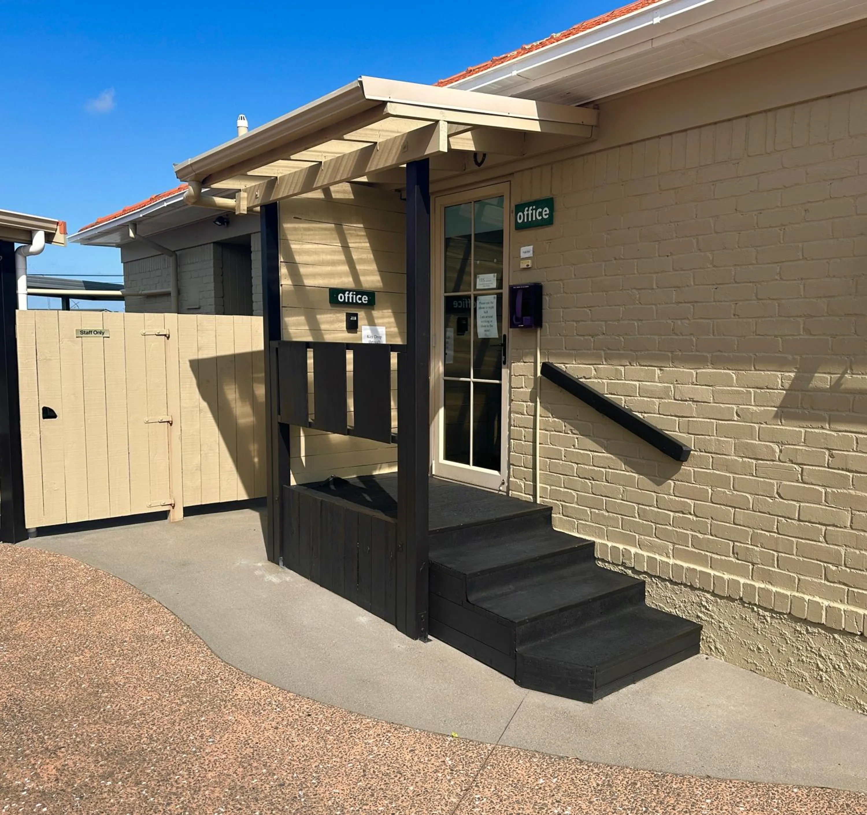 Property building in The Olive Motel