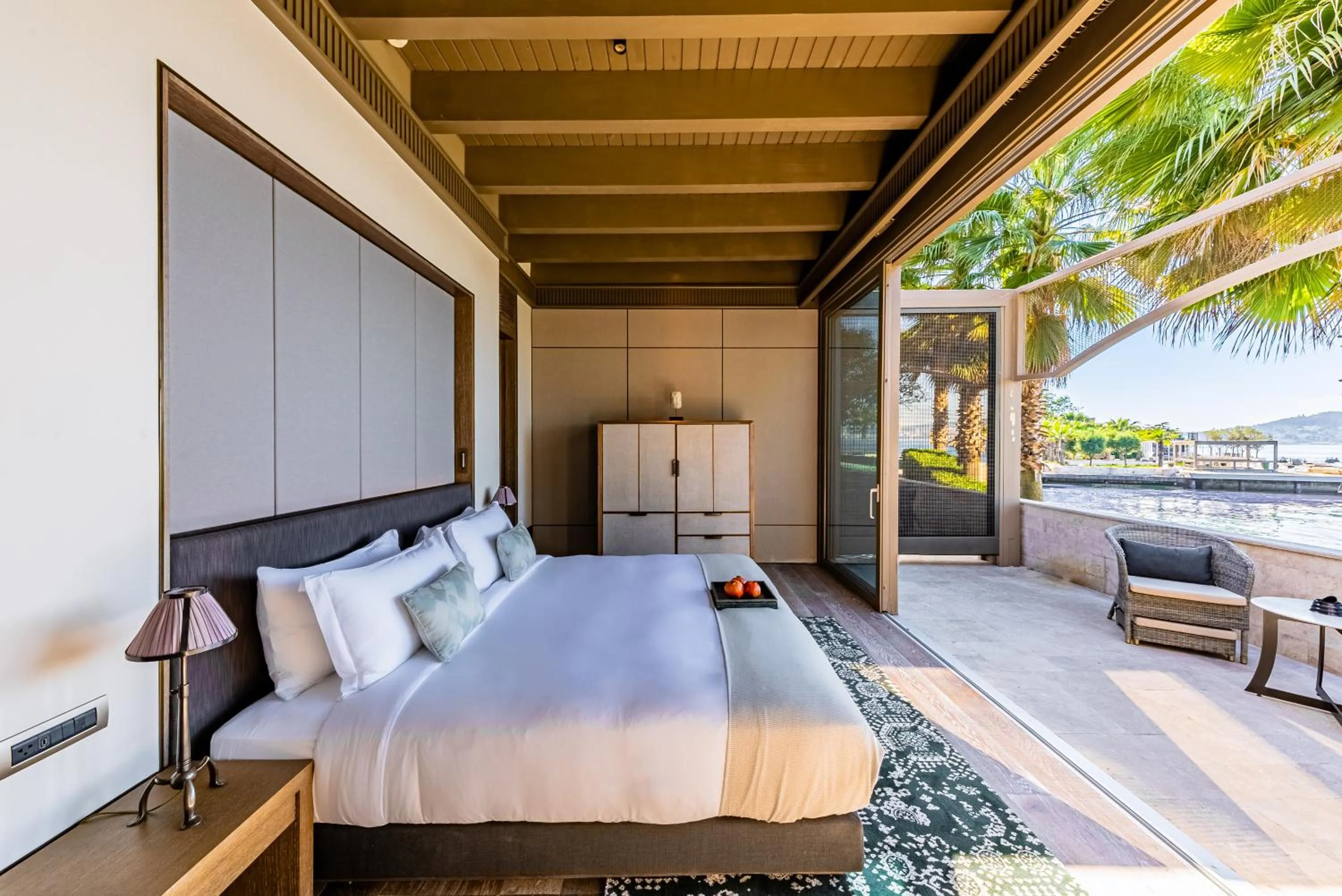 View (from property/room), Bed in Princes' Palace Resort, Buyukada - Member of The Leading Hotels of the World