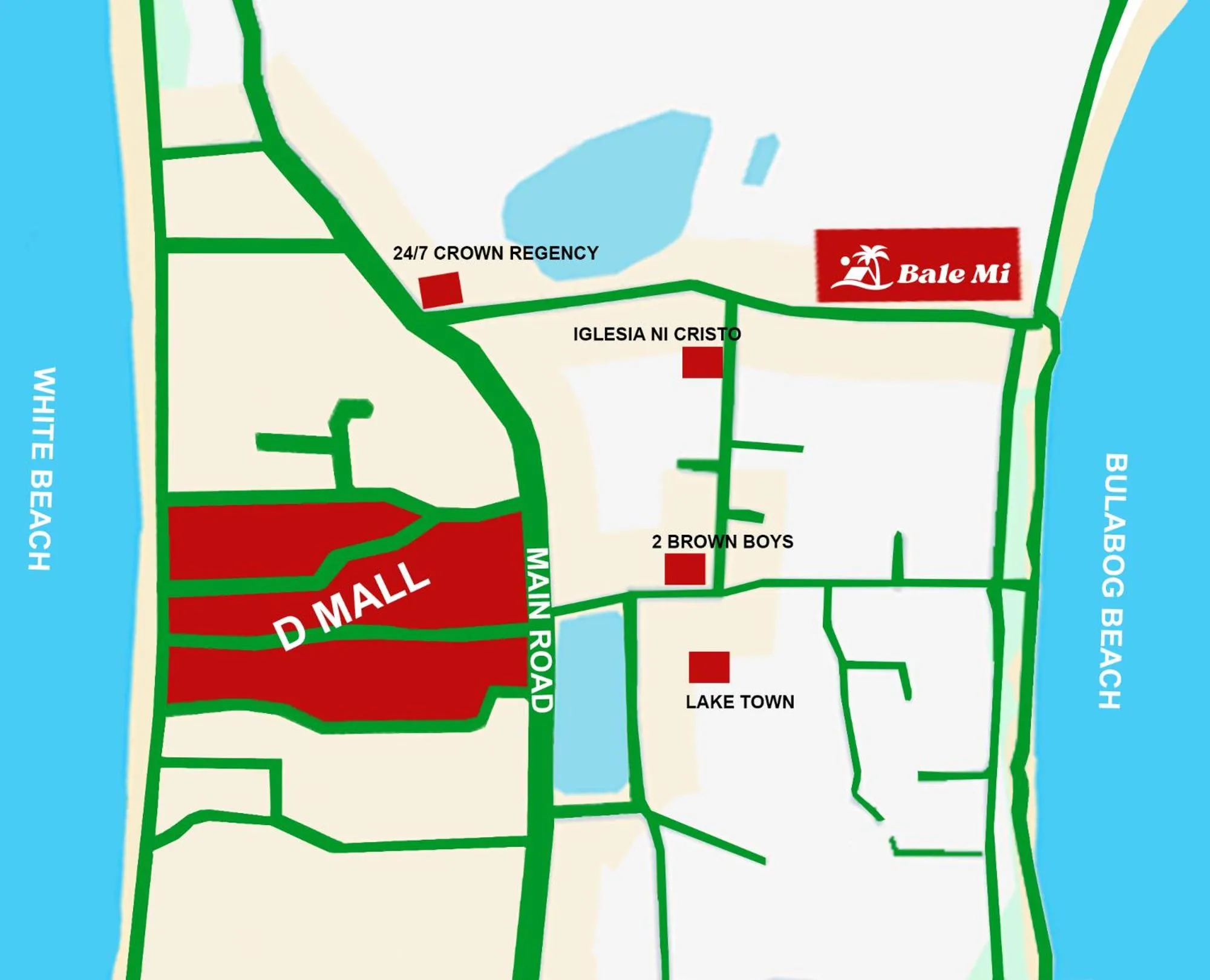 Location in Bale Mi Boracay