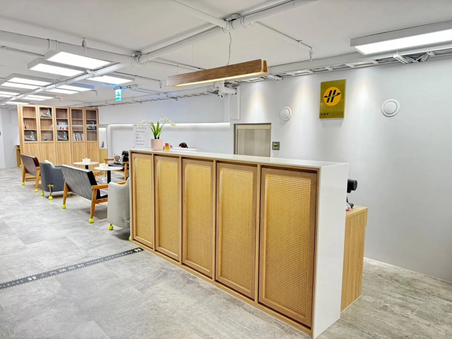 Lobby or reception in Just Live Hostel