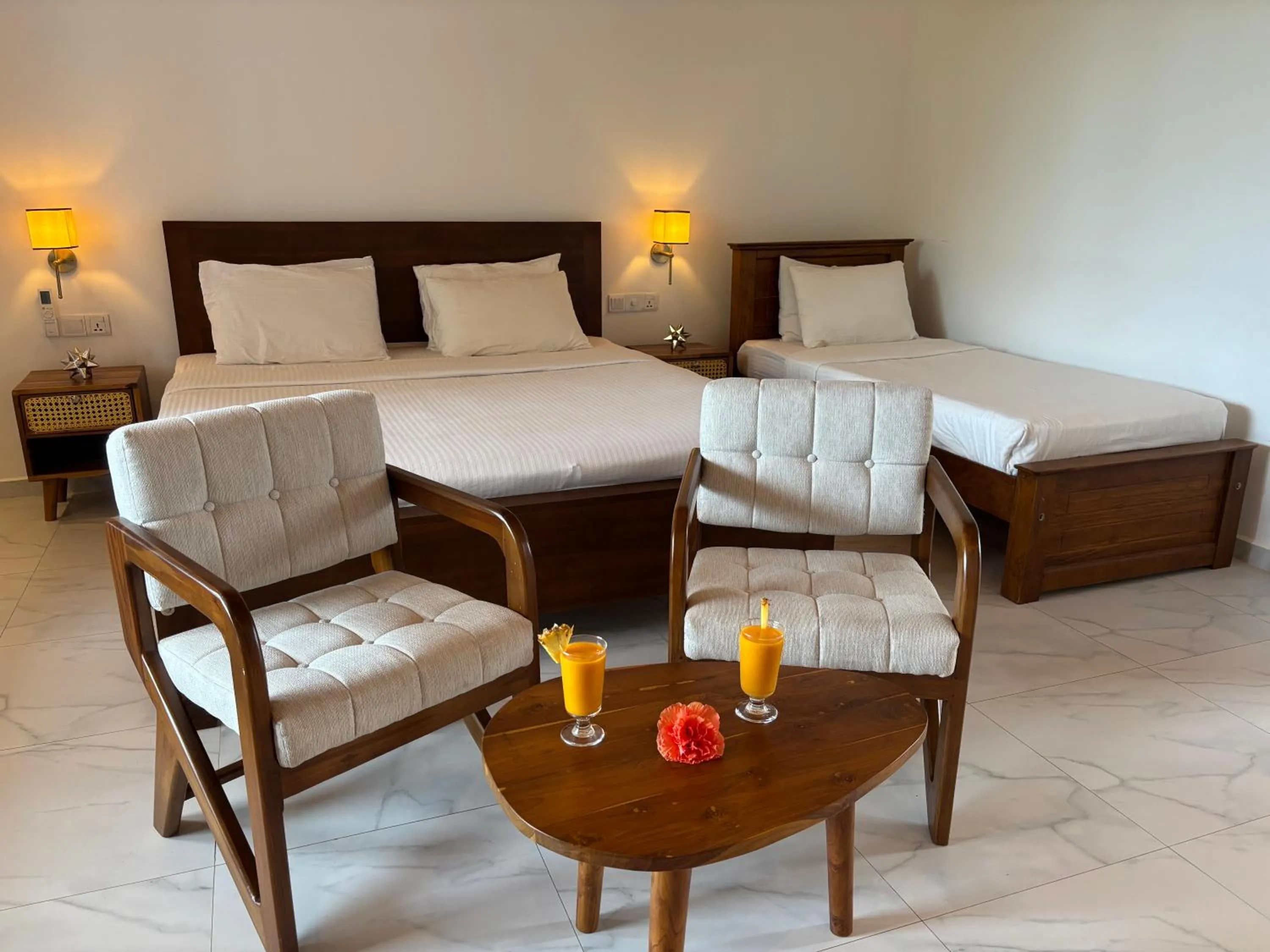 Bedroom, Bed in Weligama Ocean Breeze