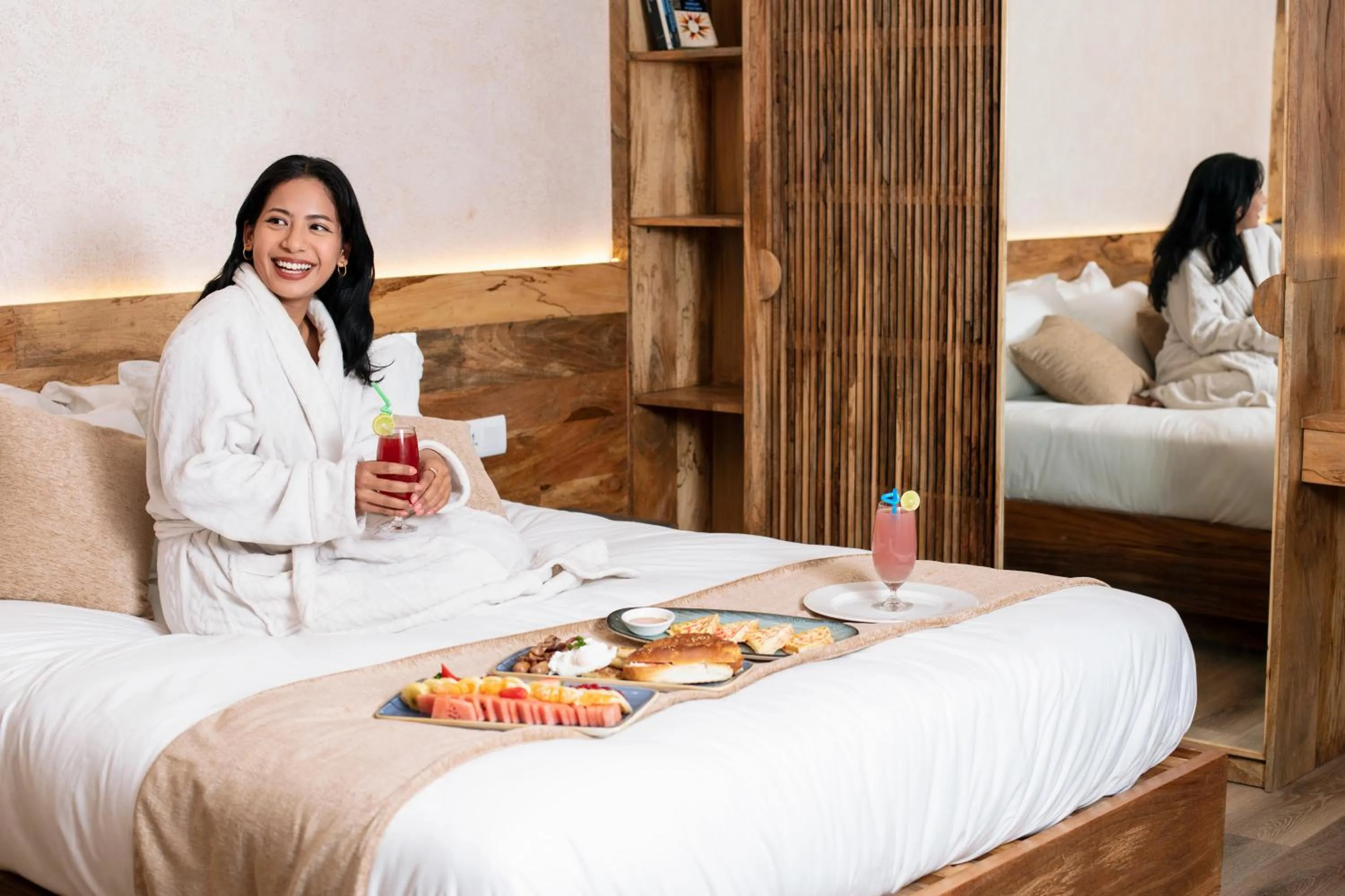 Breakfast, Bed in HOTEL BHRIKUTI TARA