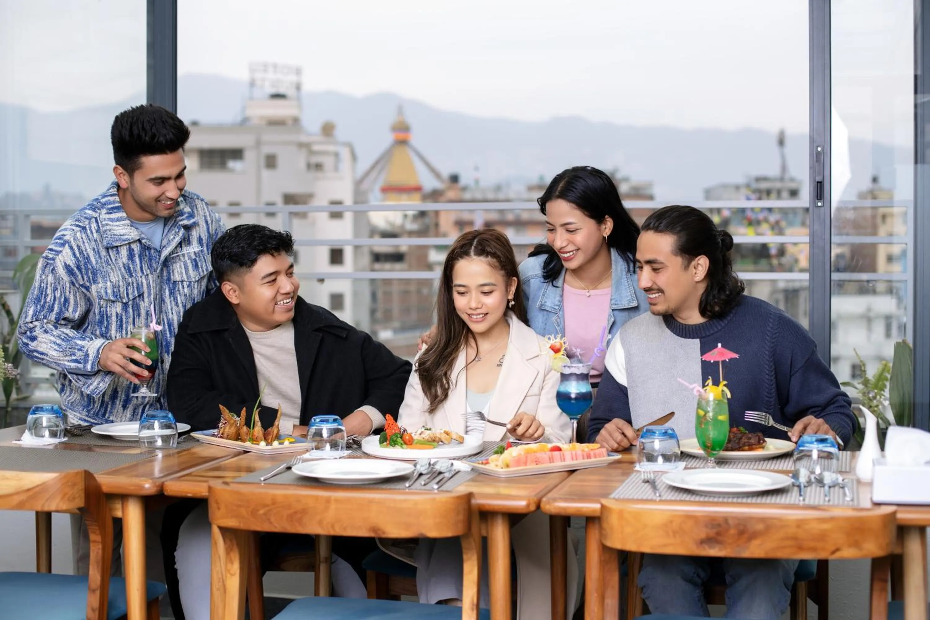 Restaurant/places to eat in HOTEL BHRIKUTI TARA