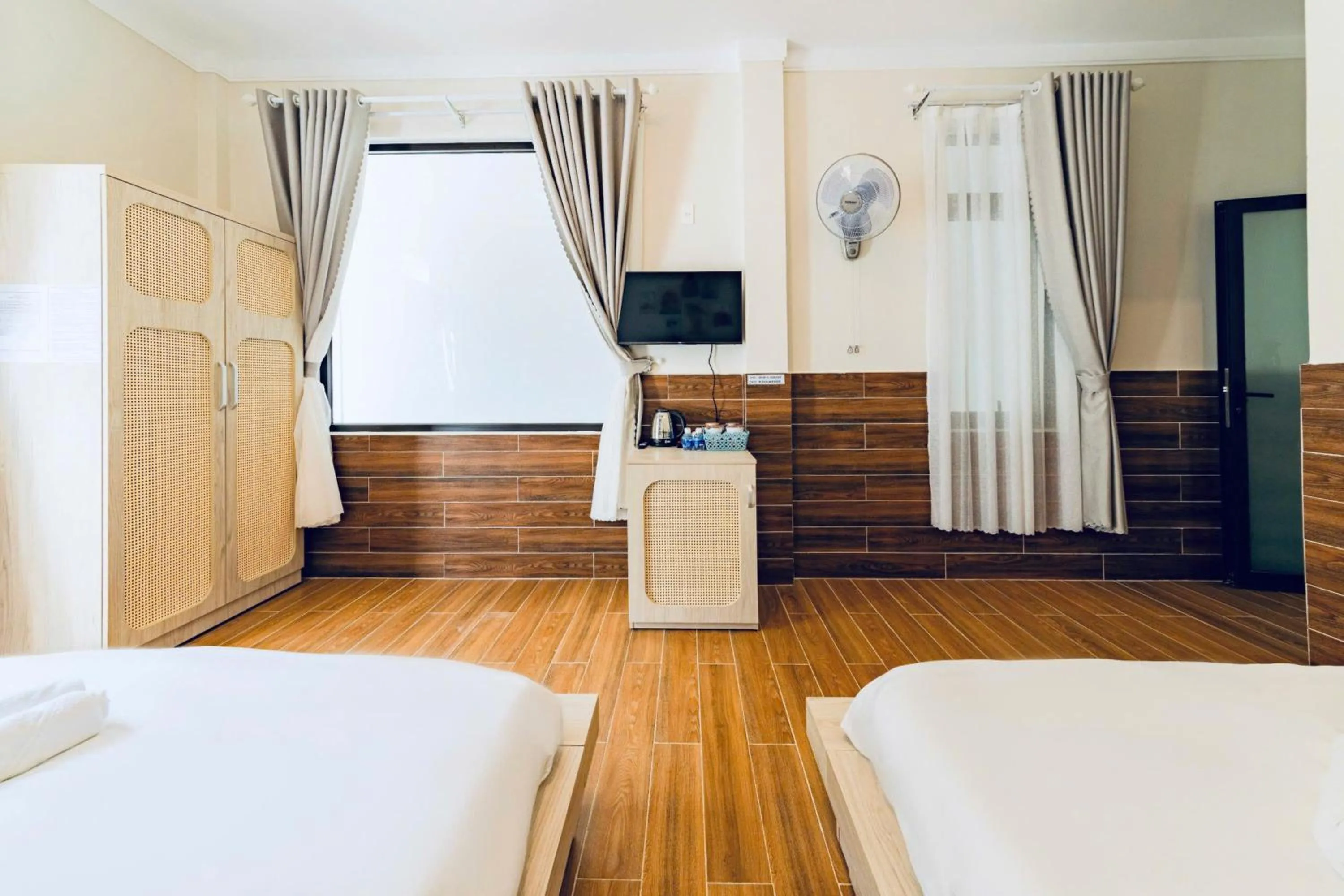 Bed in White Villa Đà Lạt