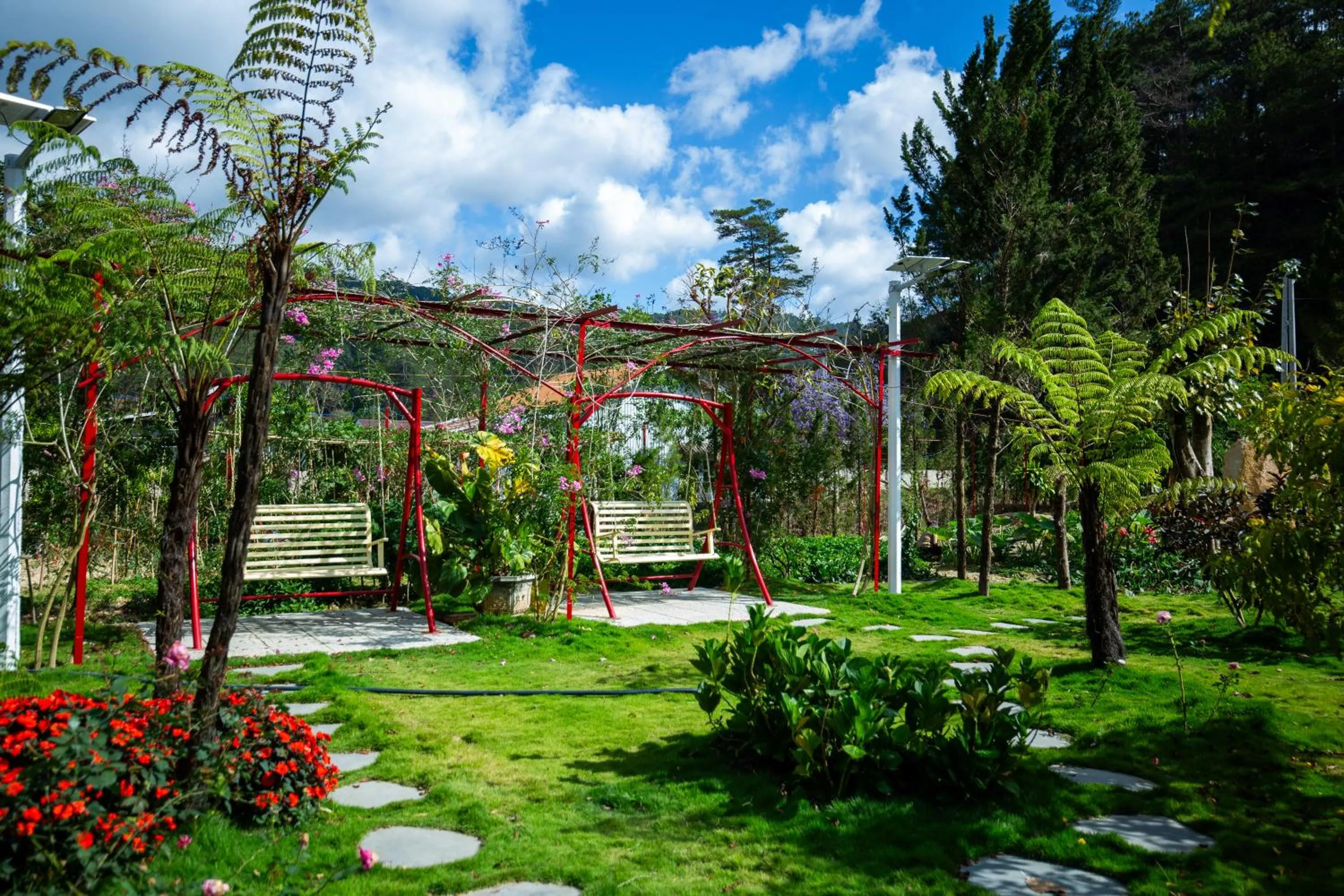 Balcony/Terrace in White Villa Đà Lạt