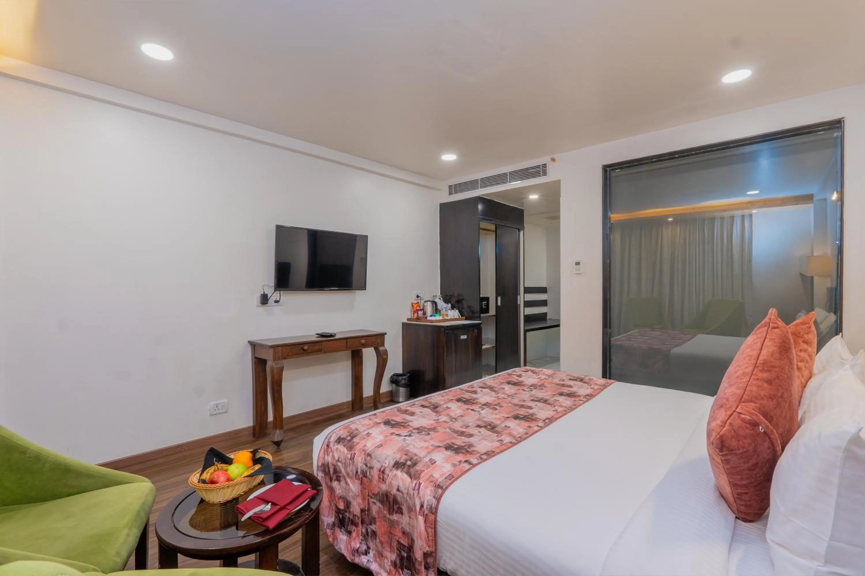 Bed in Woodrock Luxury Boutique Hotel