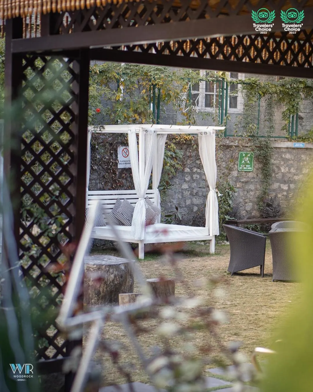 Garden view in Woodrock Luxury Boutique Hotel