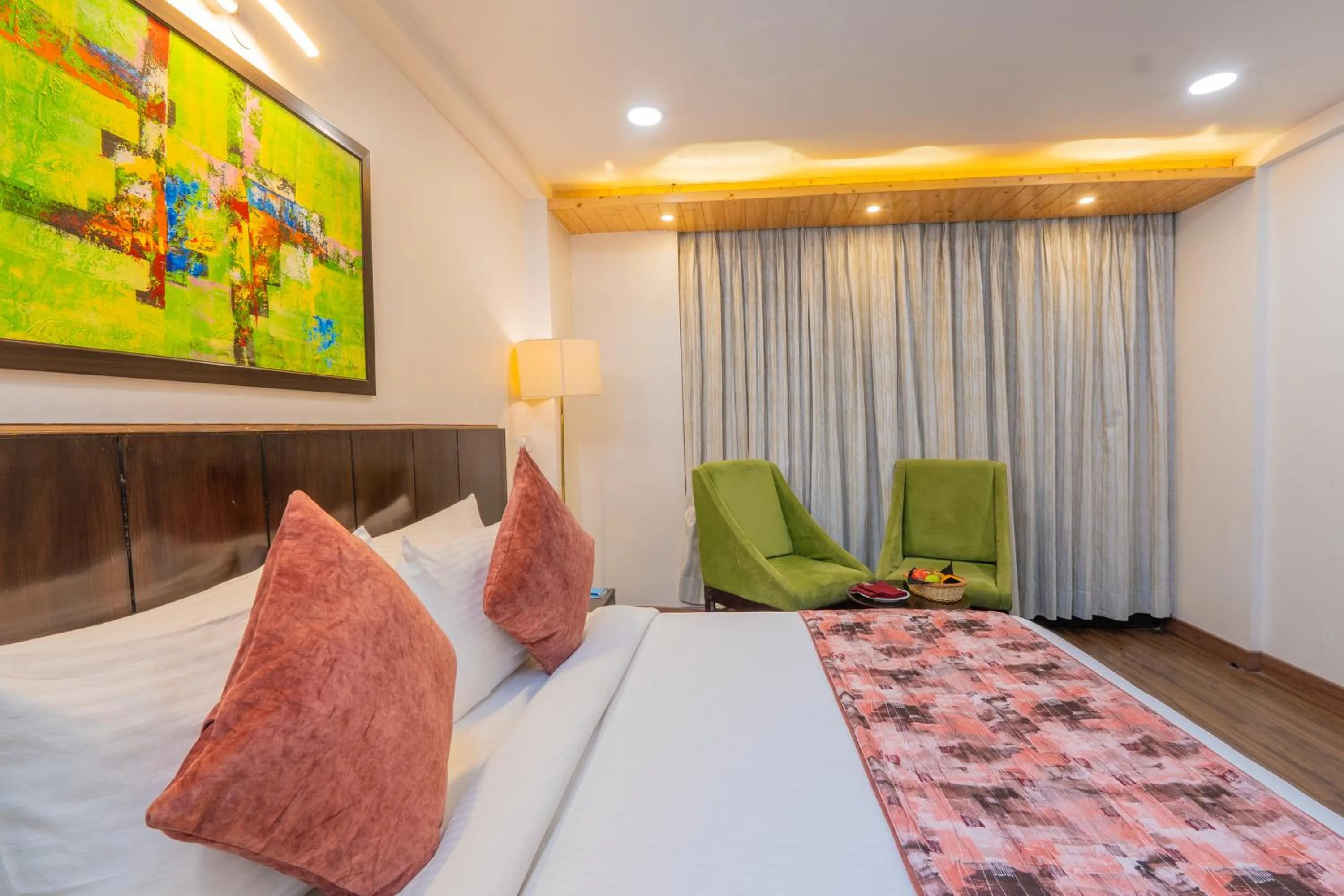 Bed in Woodrock Luxury Boutique Hotel