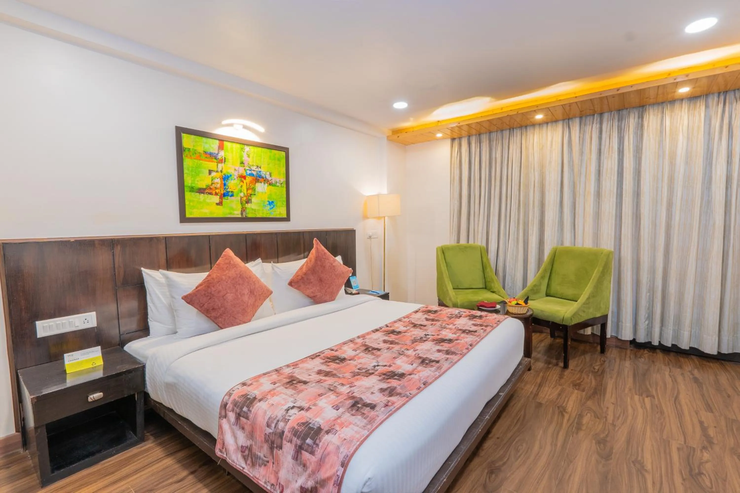 Bed in Woodrock Luxury Boutique Hotel