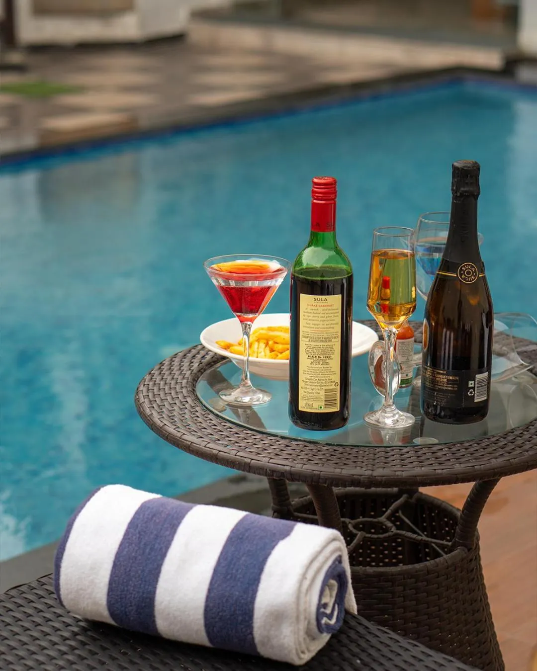 Food and drinks in Woodrock Luxury Boutique Hotel