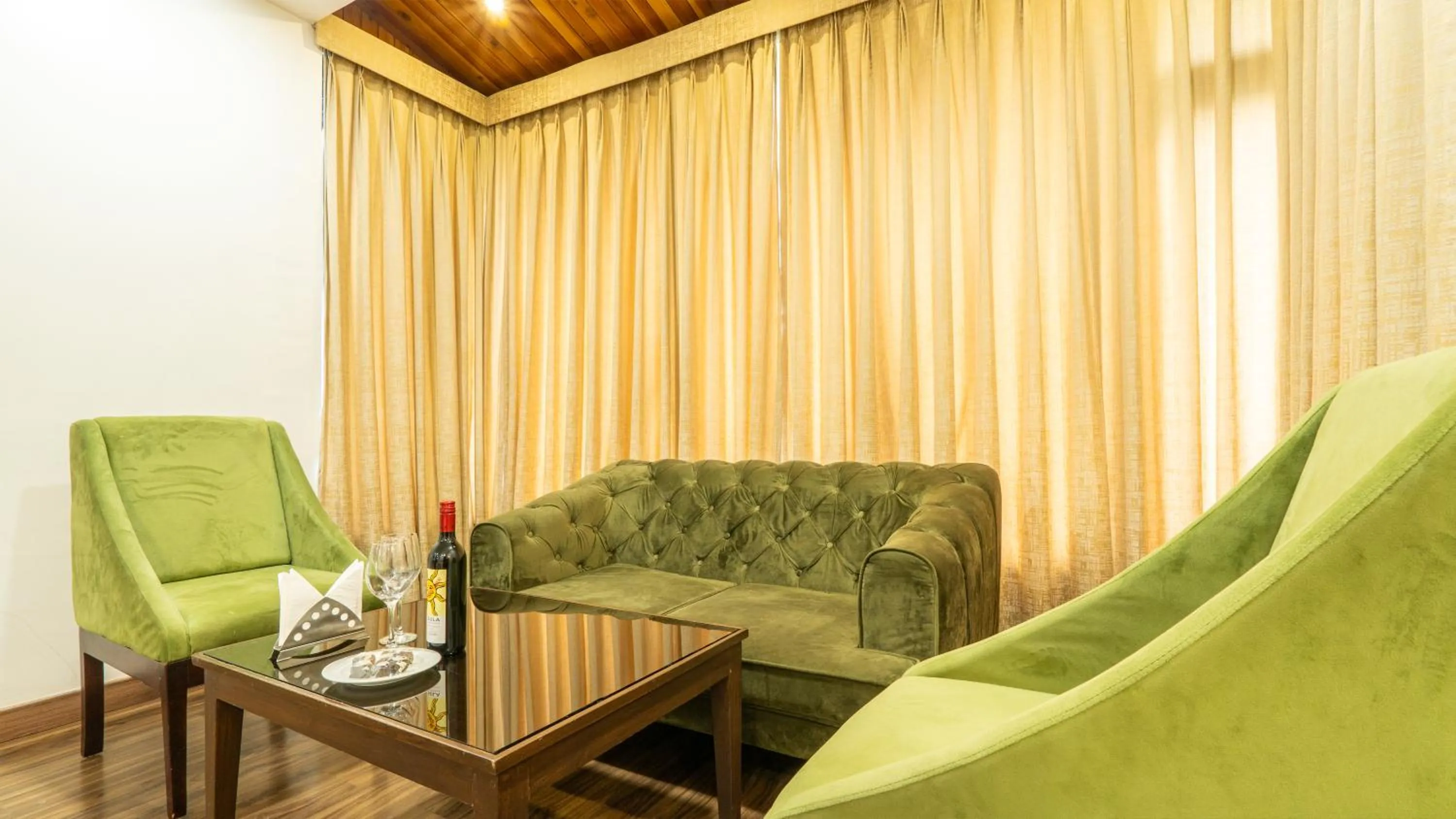 Living room in Woodrock Luxury Boutique Hotel