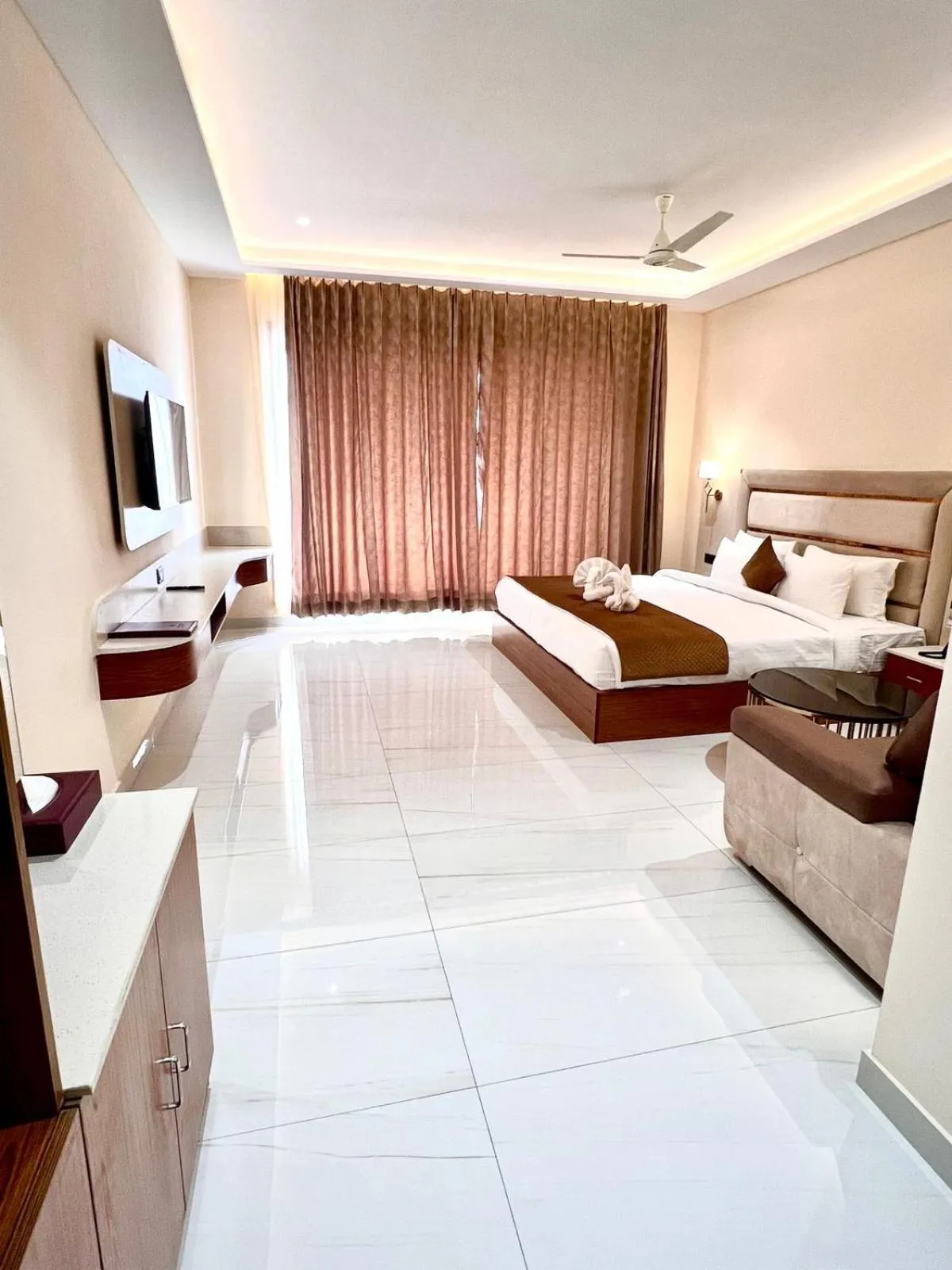 Bed in The Velvista Hotel