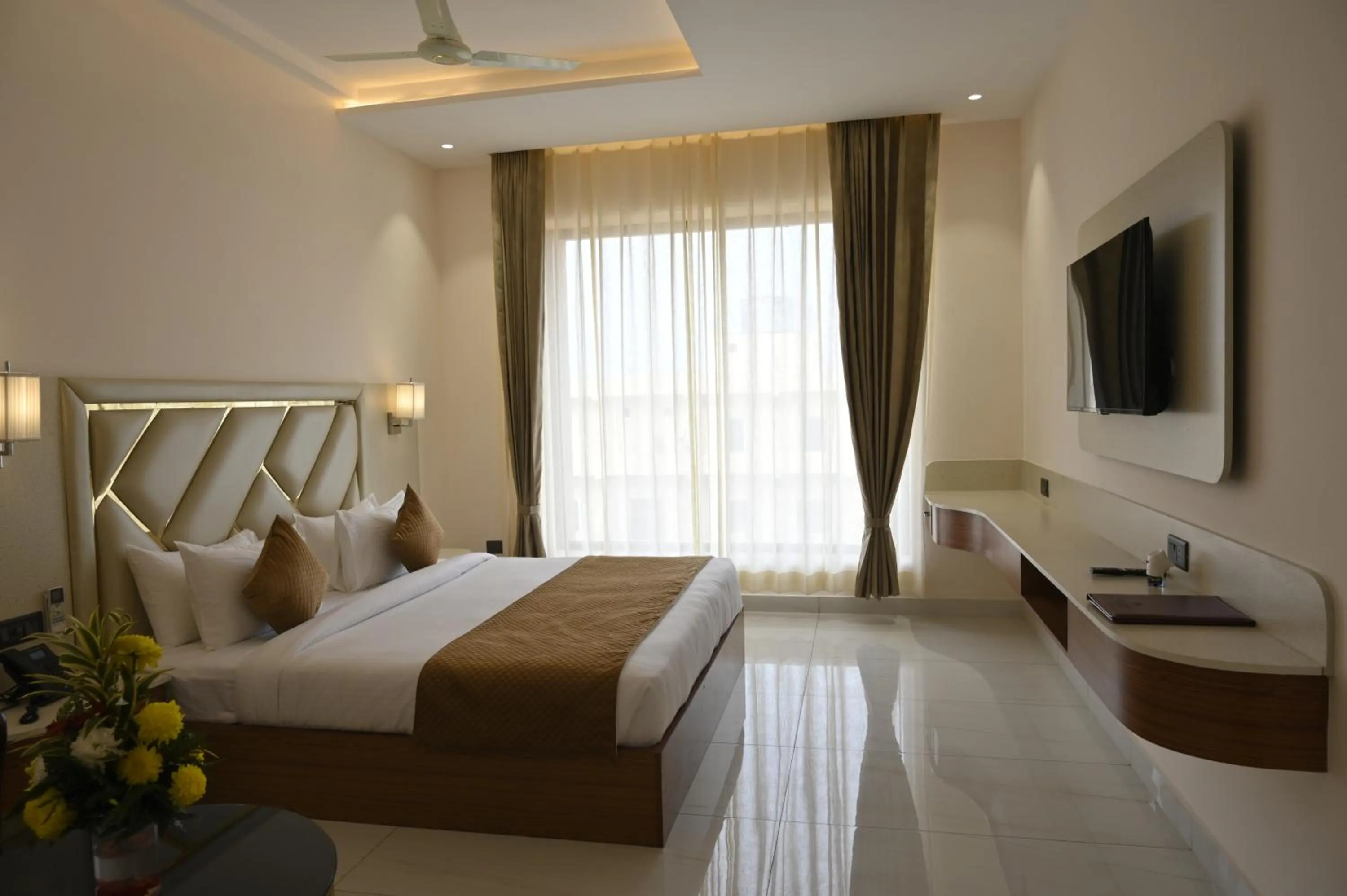 Bed in The Velvista Hotel