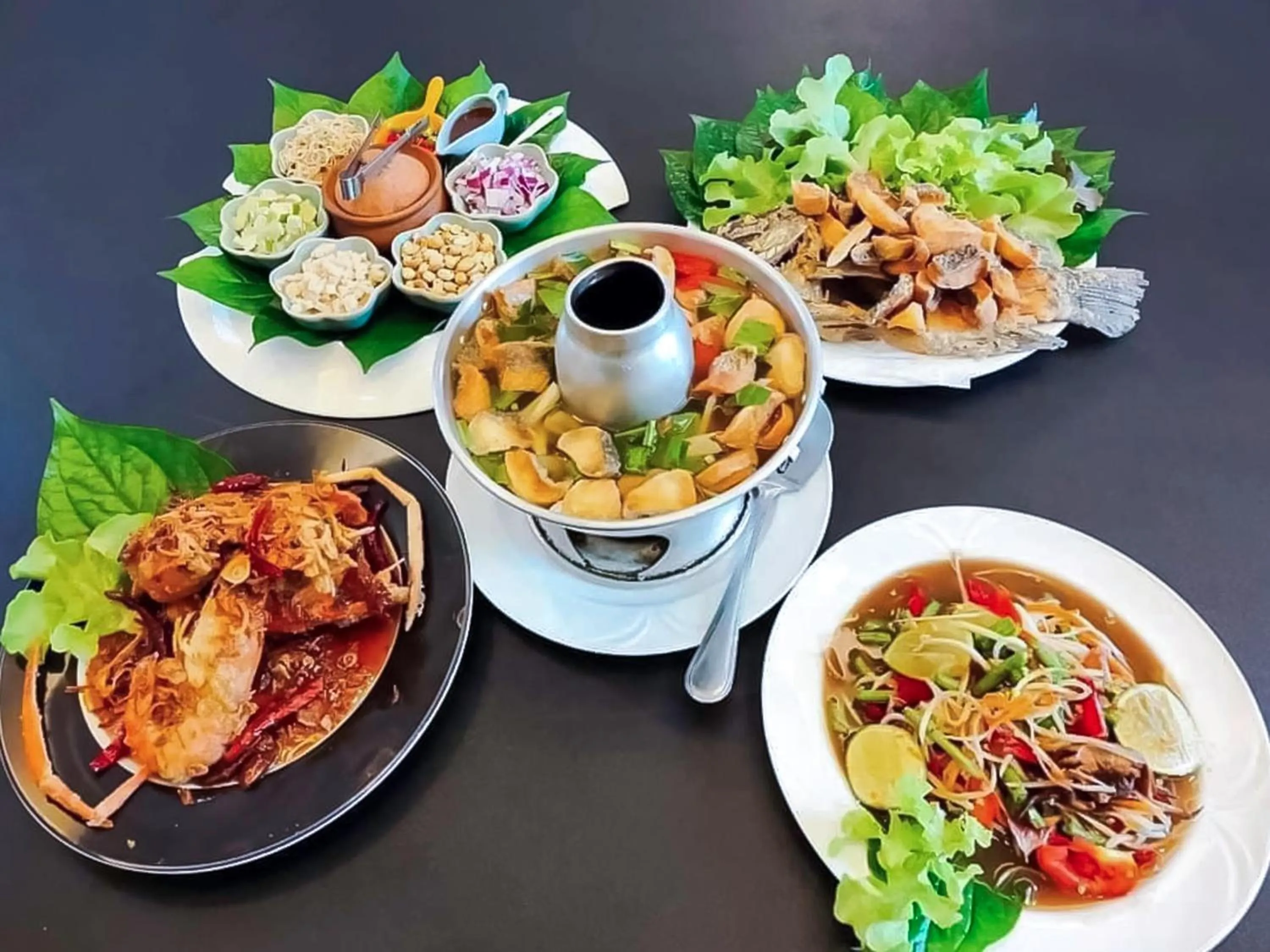 Food close-up in 189Premier Villa Lamphun