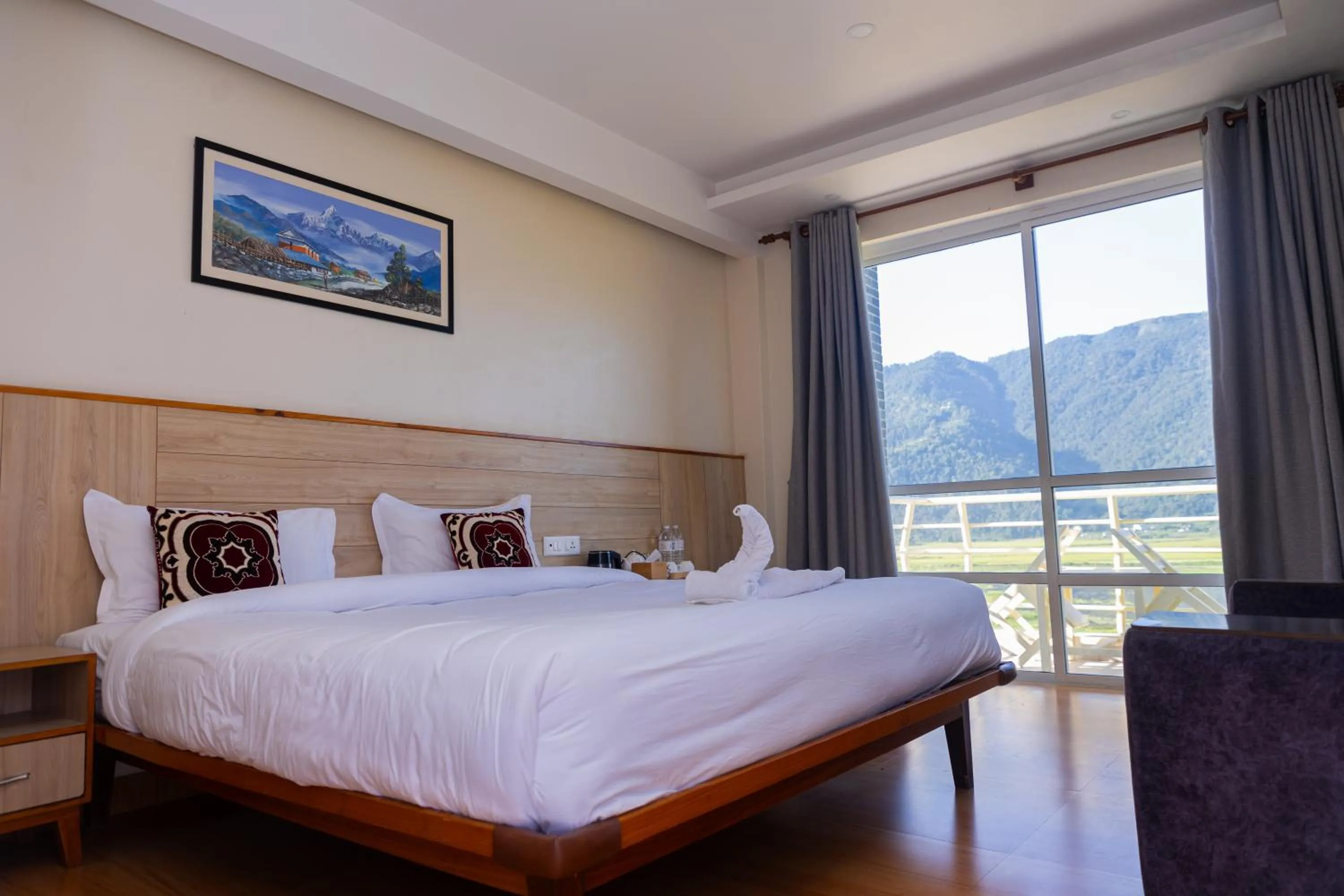 Bed in Samiyog Tourist Resort