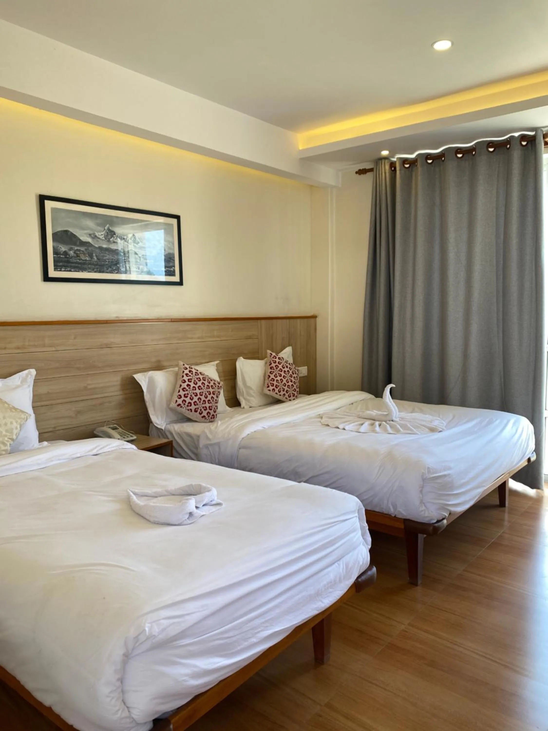 Bed in Samiyog Tourist Resort