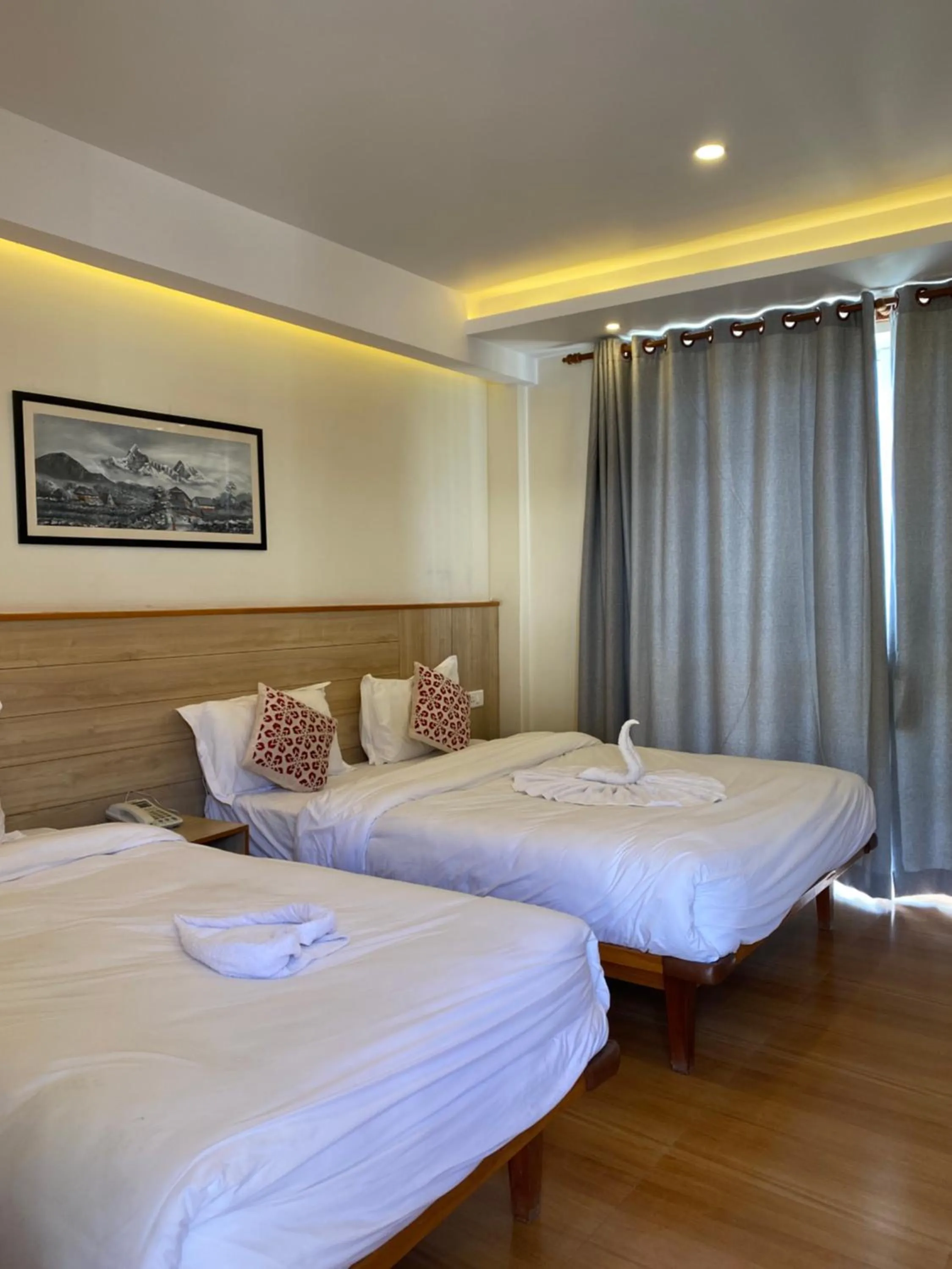 Bed in Samiyog Tourist Resort