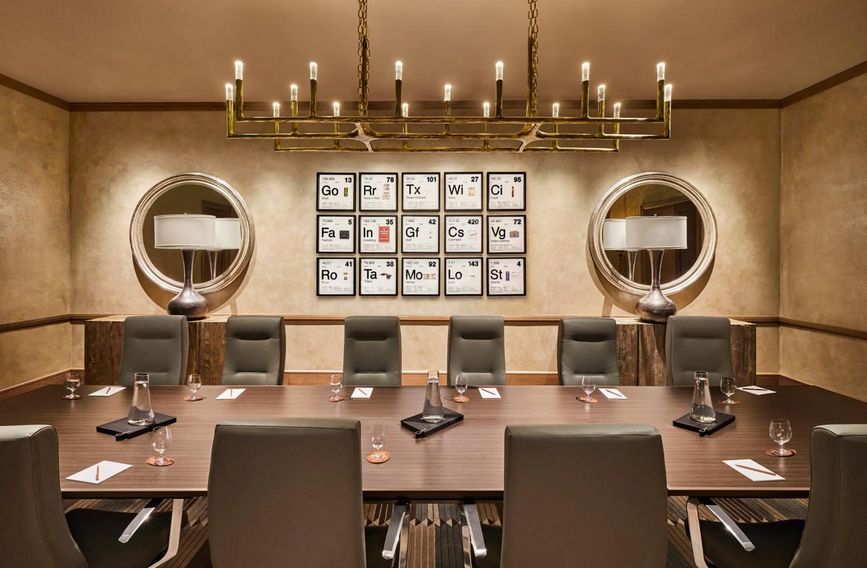 Meeting/conference room in Bowie House, Auberge Collection
