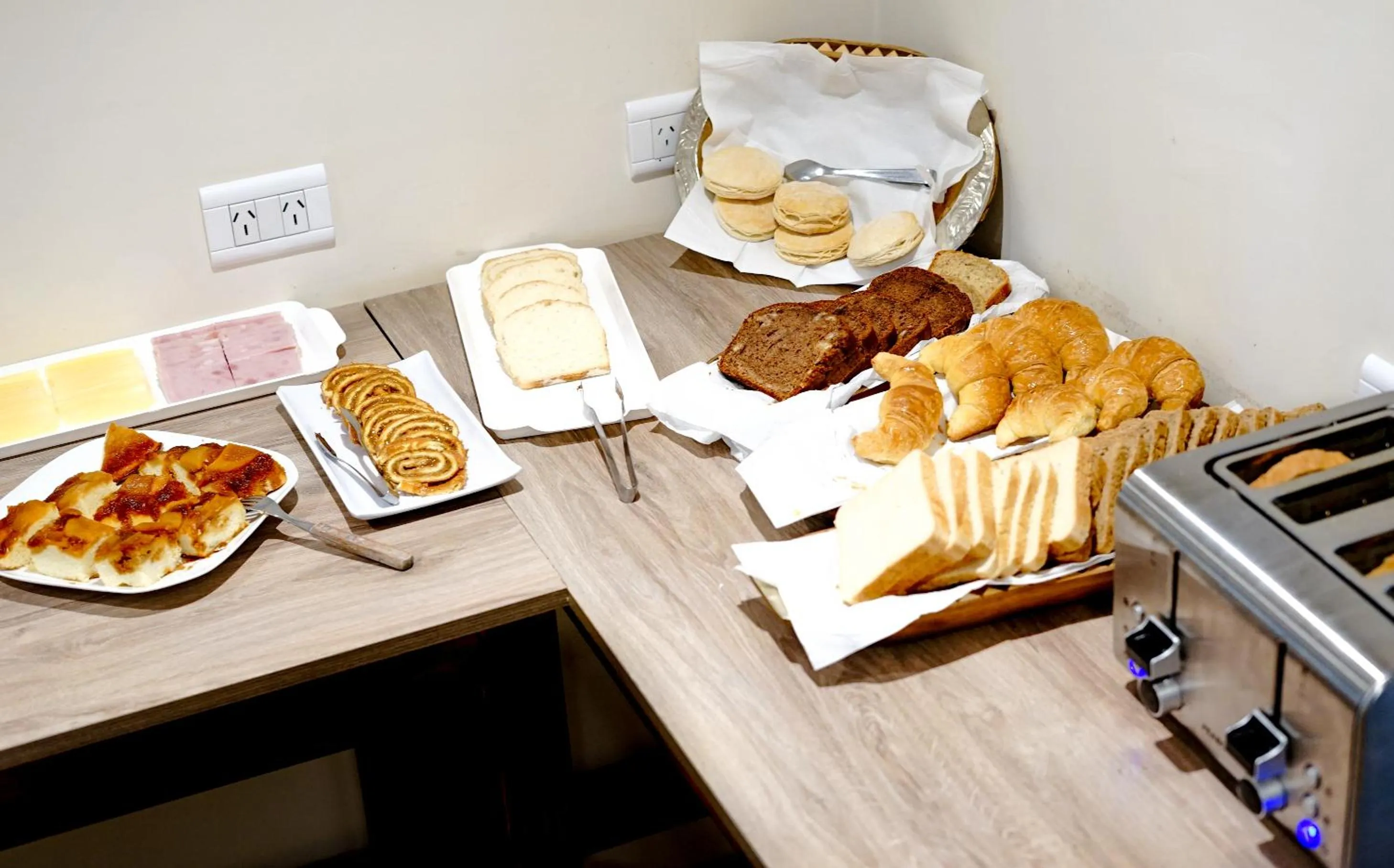 Buffet breakfast in GS Hotel