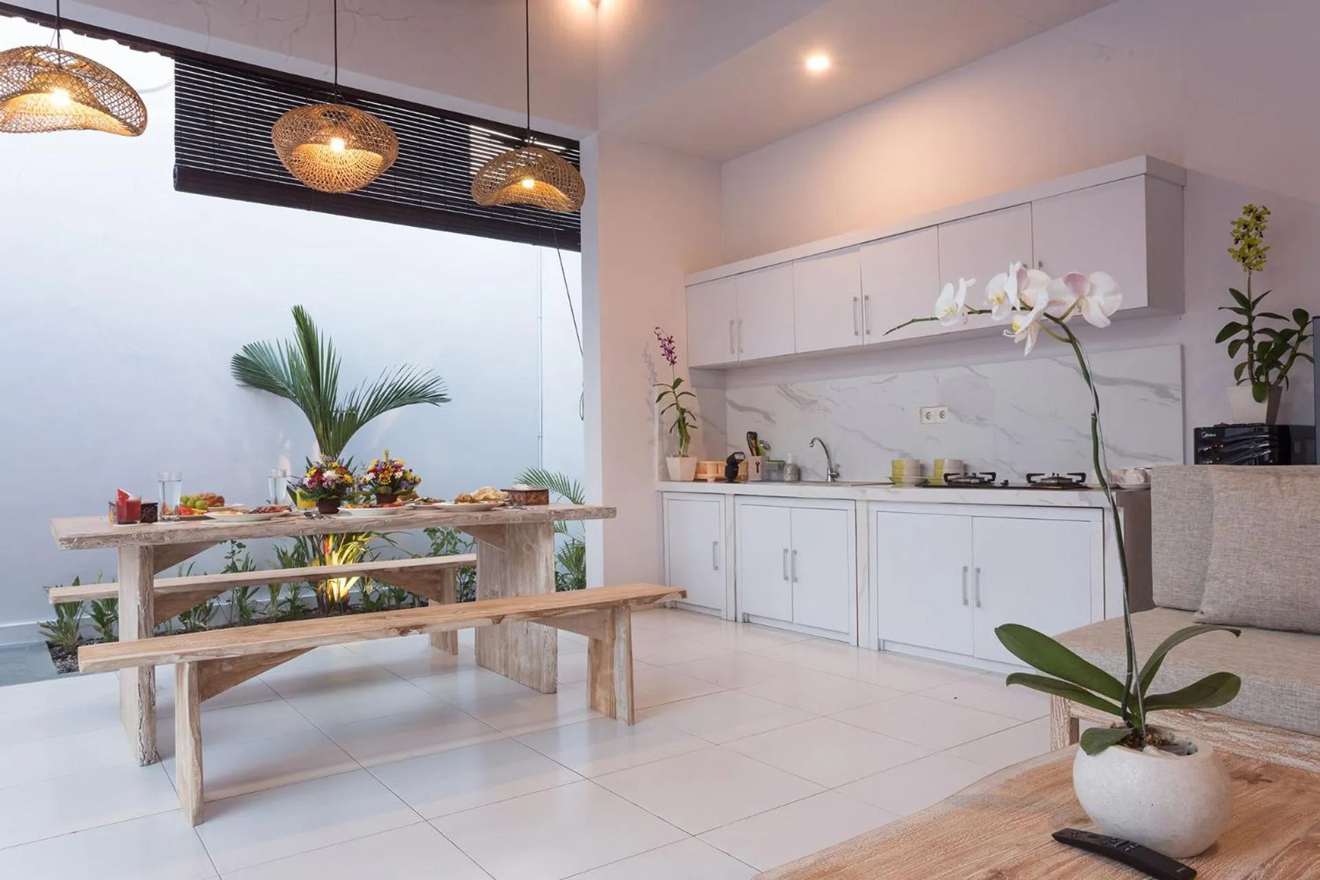 Kitchen or kitchenette in Maisaba Seminyak Loft & Villas