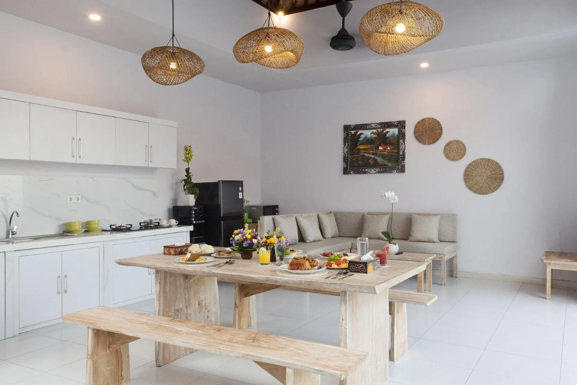 Seating area in Maisaba Seminyak Loft & Villas