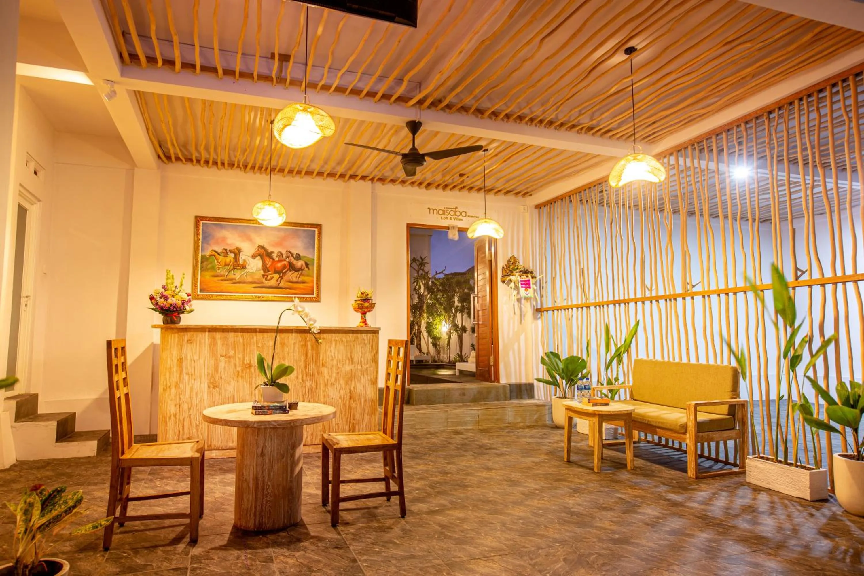 Lobby or reception in Maisaba Seminyak Loft & Villas