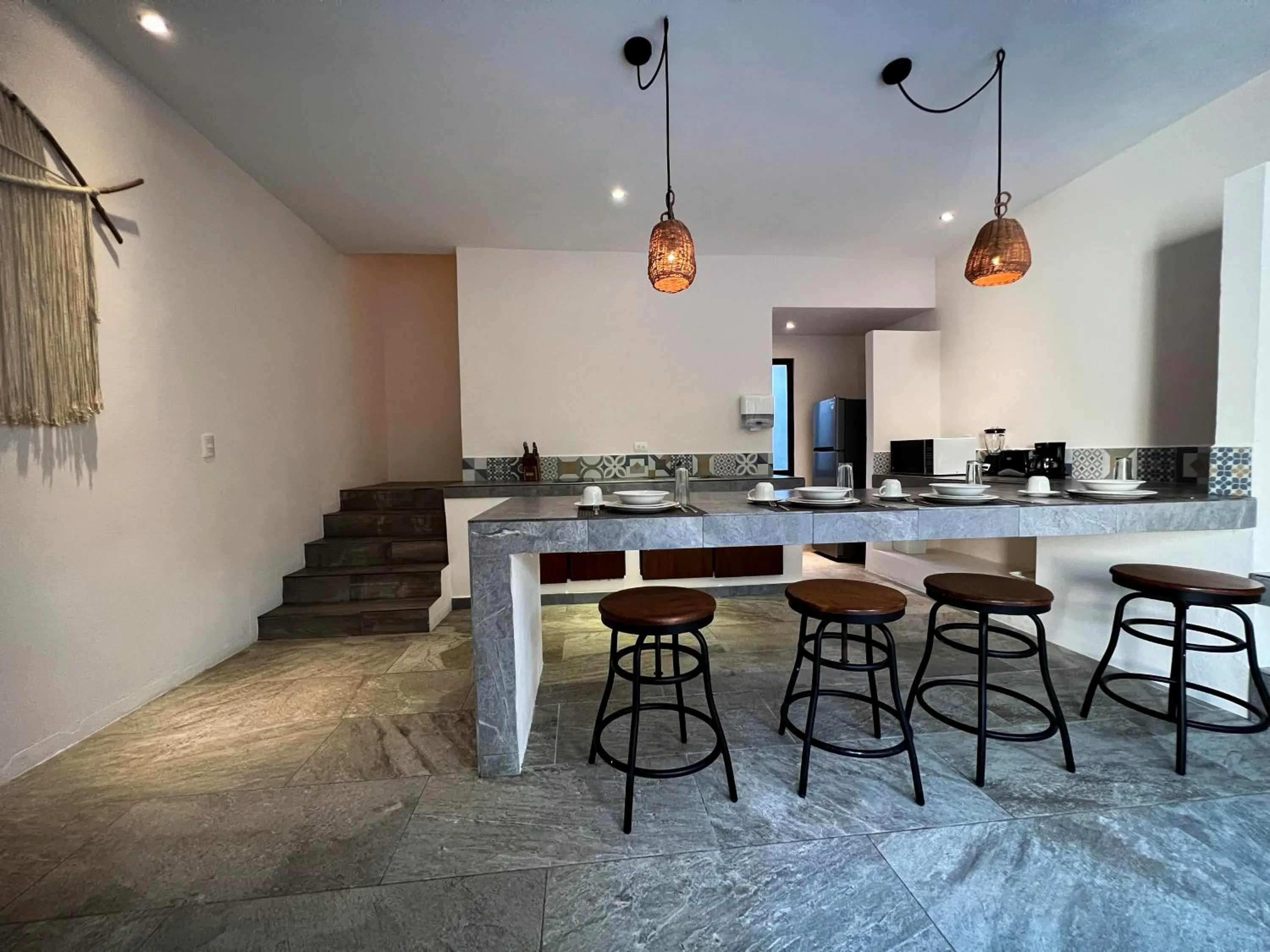 Kitchen or kitchenette in Kuun Taak Tulum