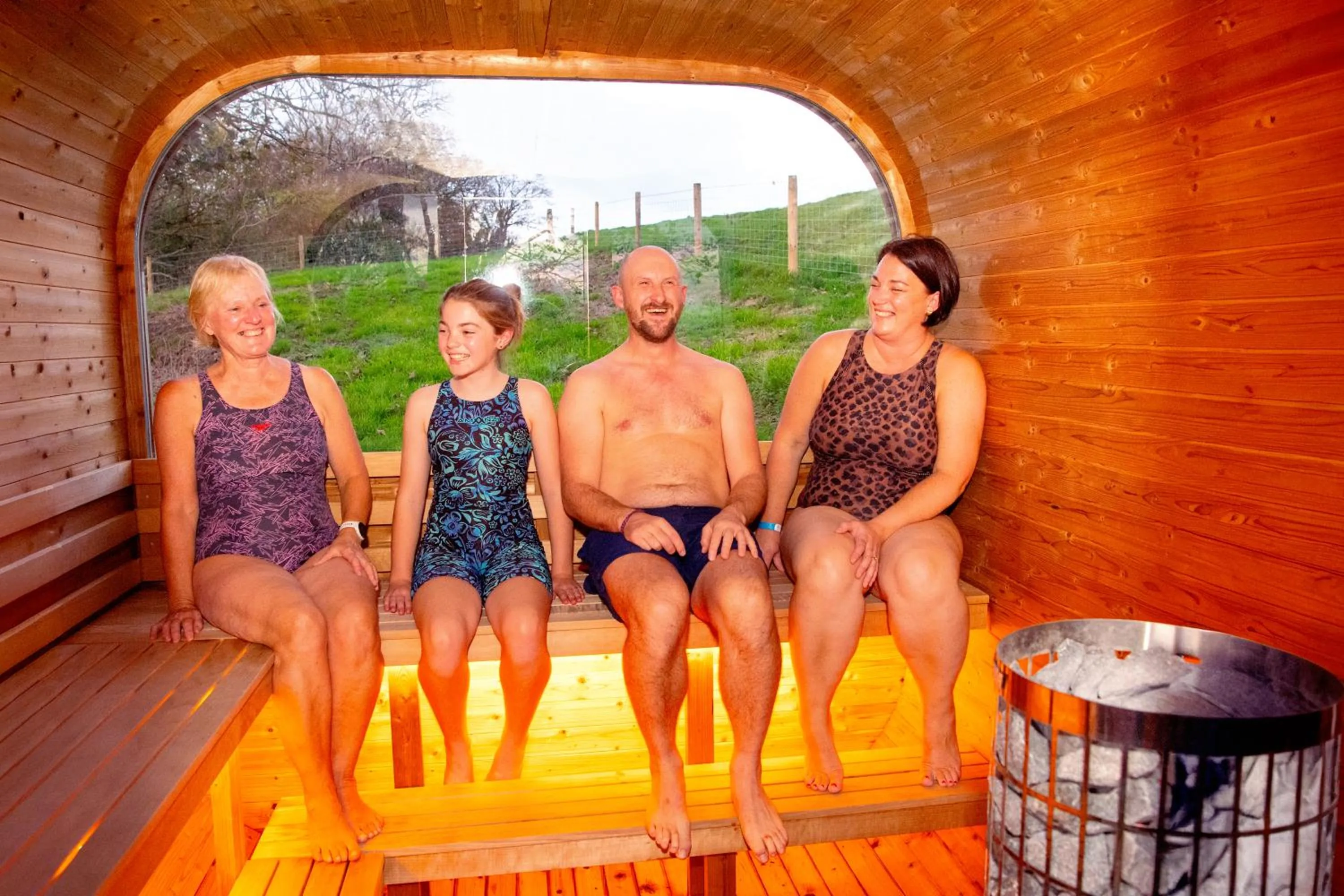 Sauna in Kidwelly Farmhouse B&B