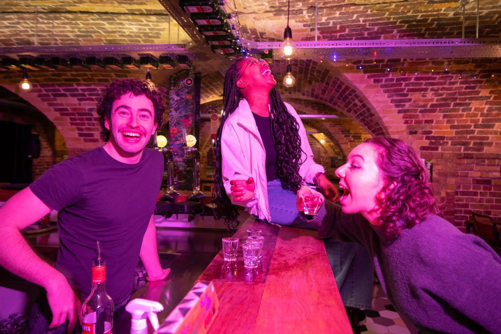 People in Wombat's City Hostel London