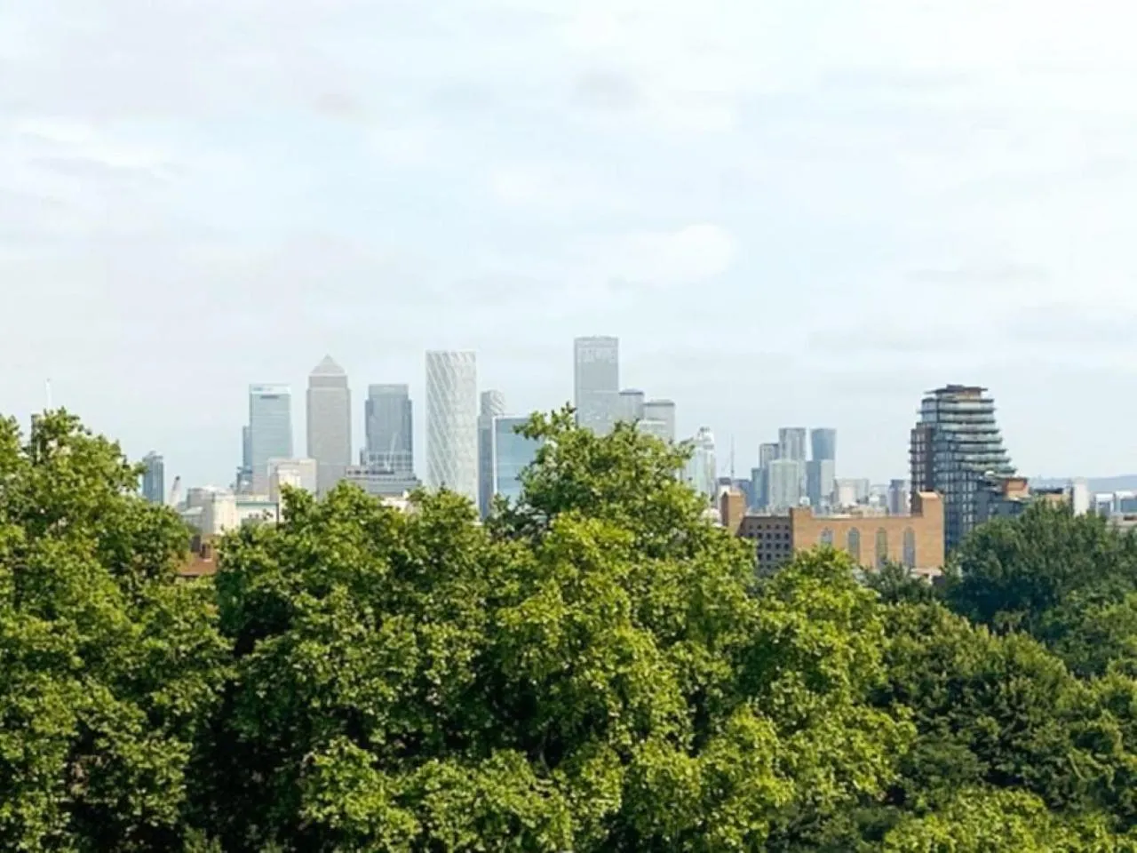 City view in Wombat's City Hostel London