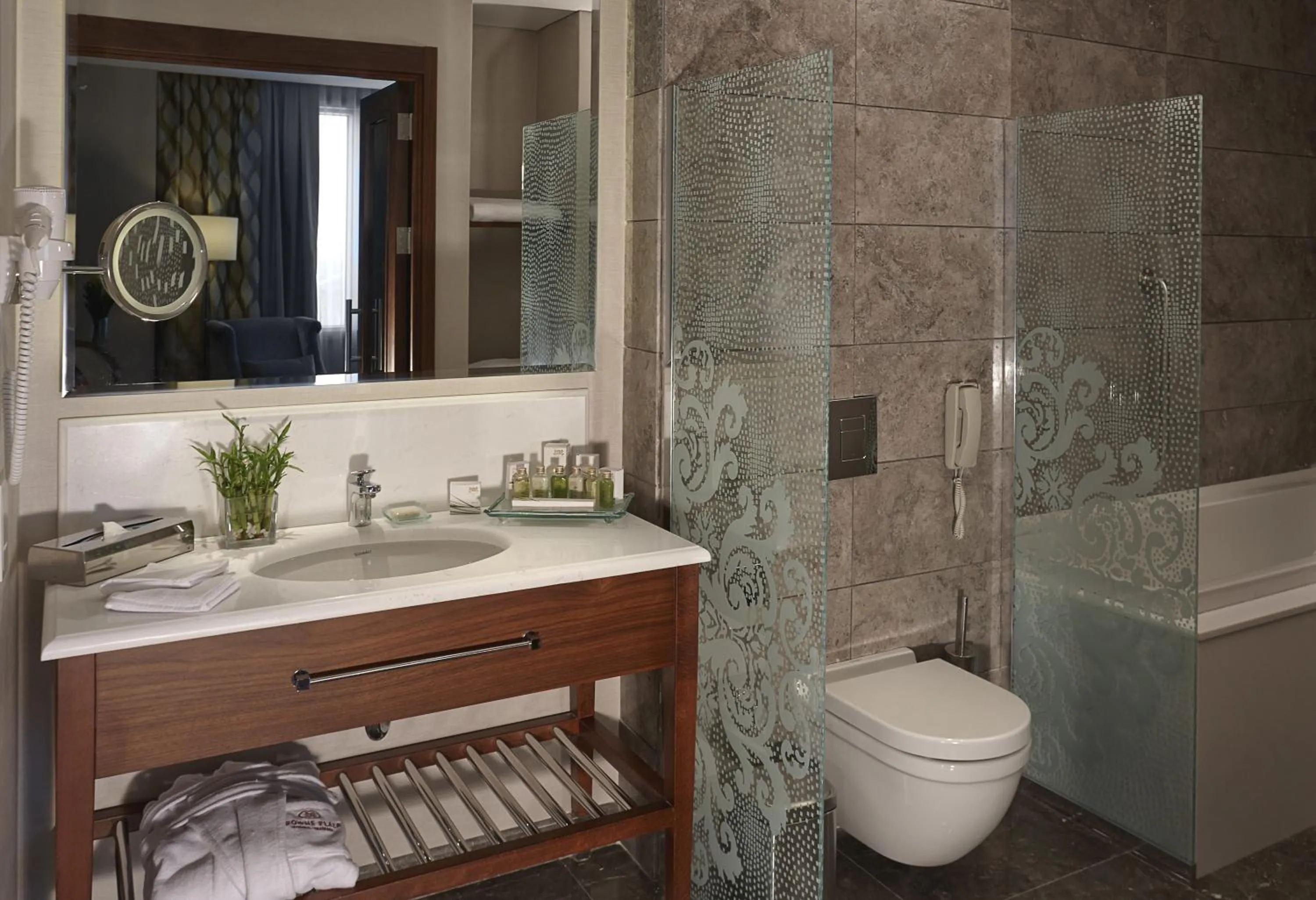 Bathroom in Crowne Plaza Istanbul Oryapark by IHG