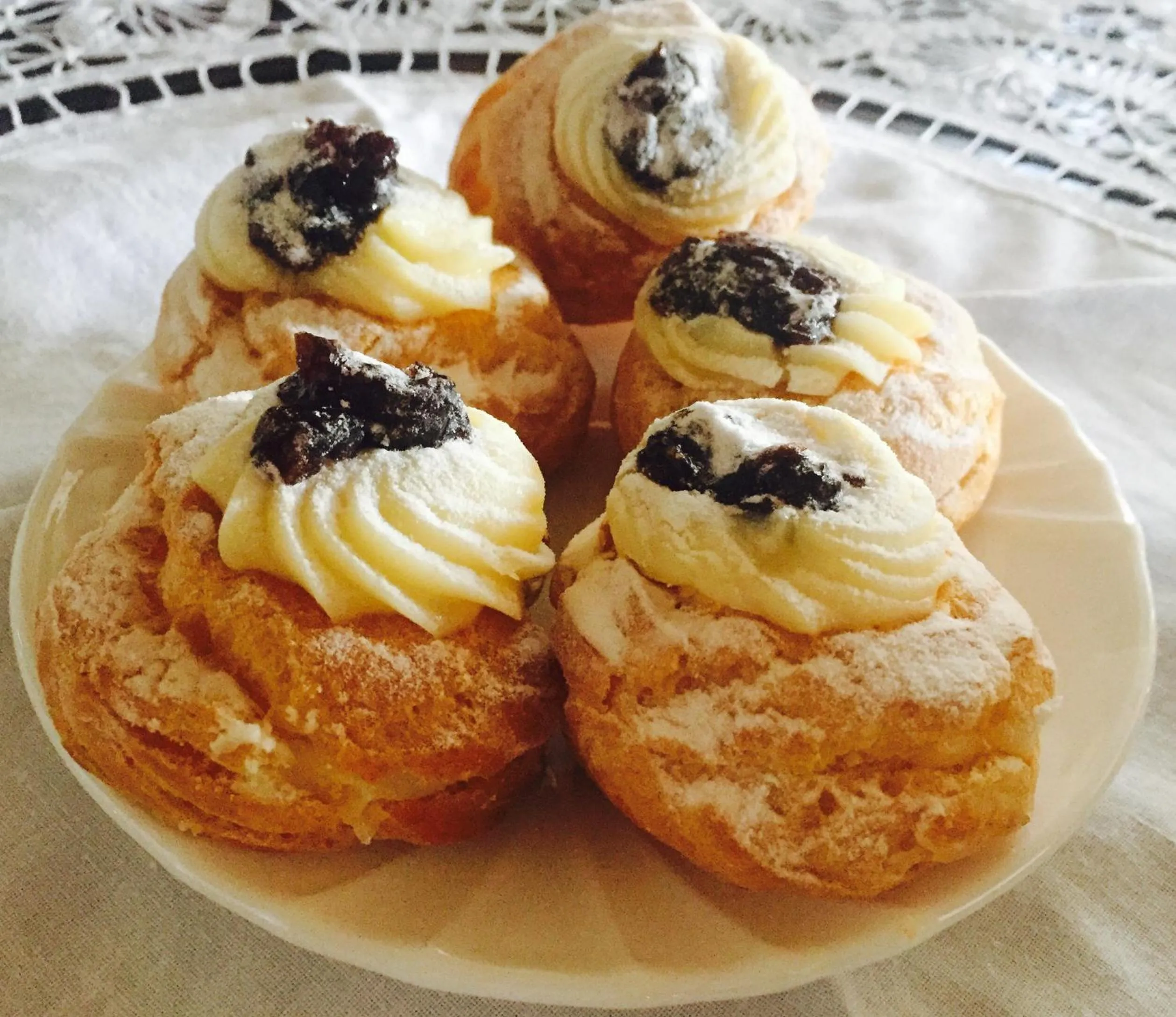 Italian breakfast in B&B Iris