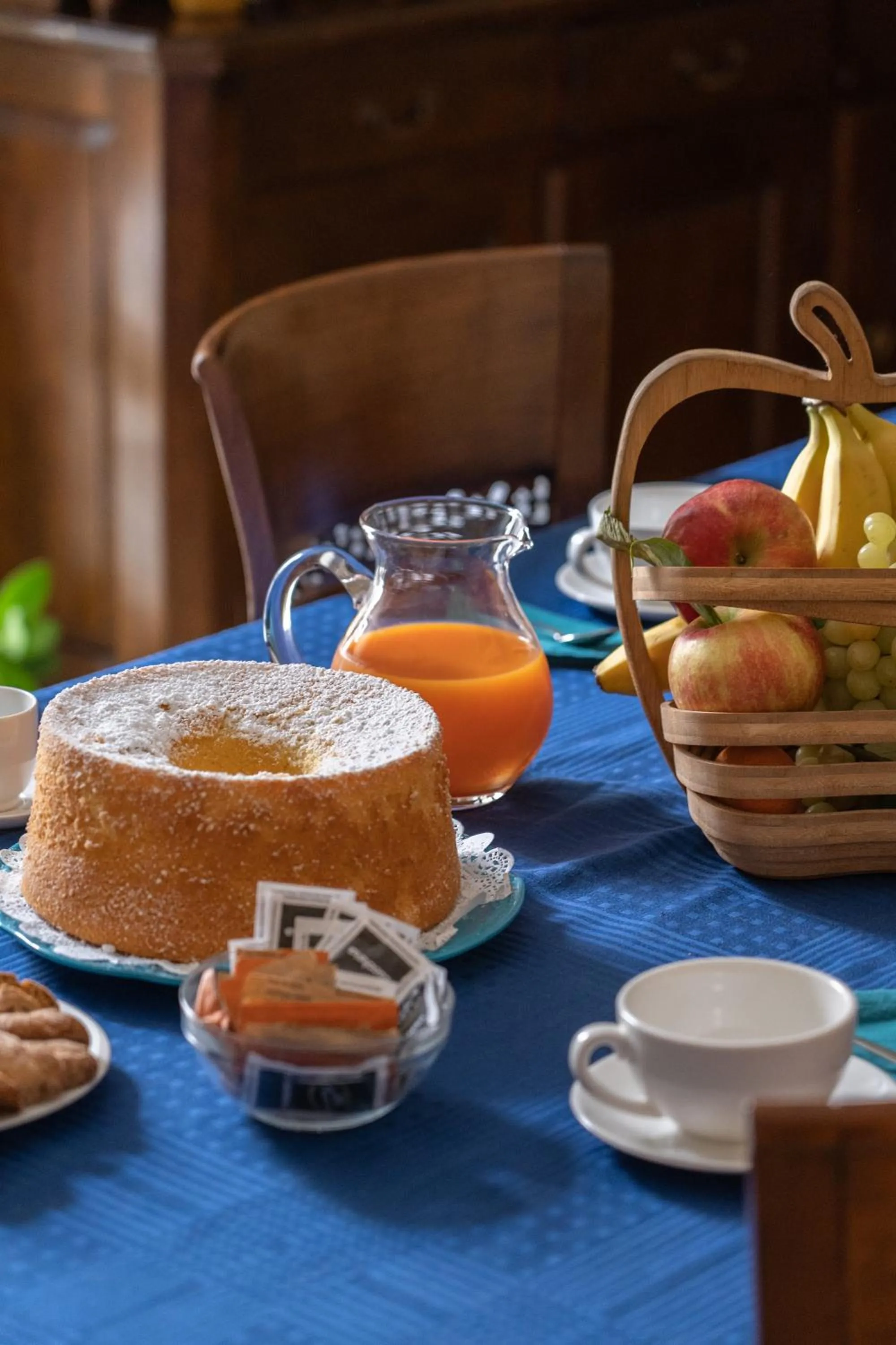 Food and drinks in B&B Iris